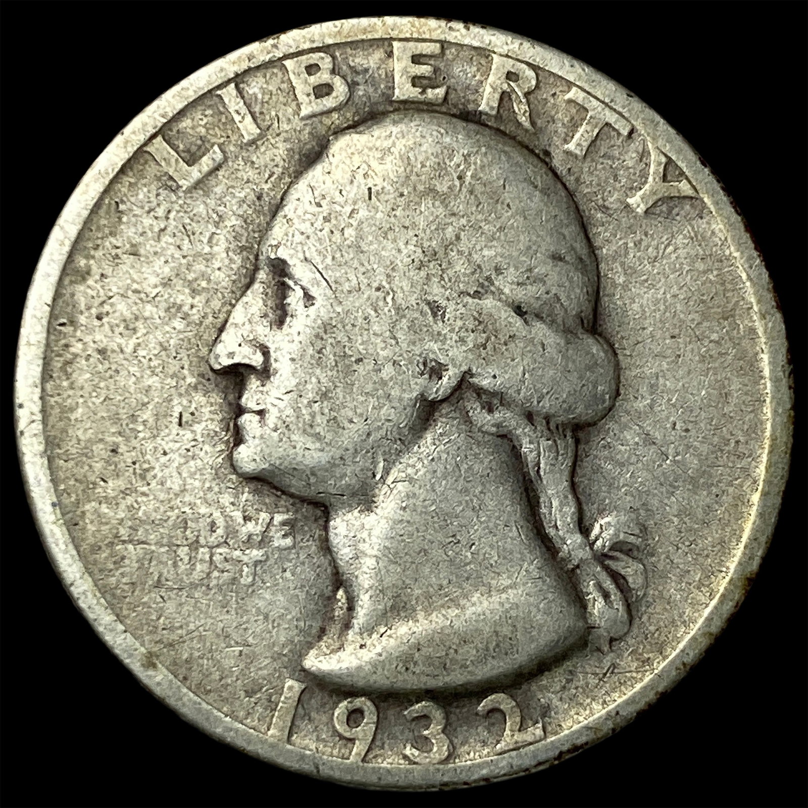 1932-S Silver Washington Quarter LIGHTLY CIRCULATED: 1932-S Silver Washington Quarter LIGHTLY CIRCULATED