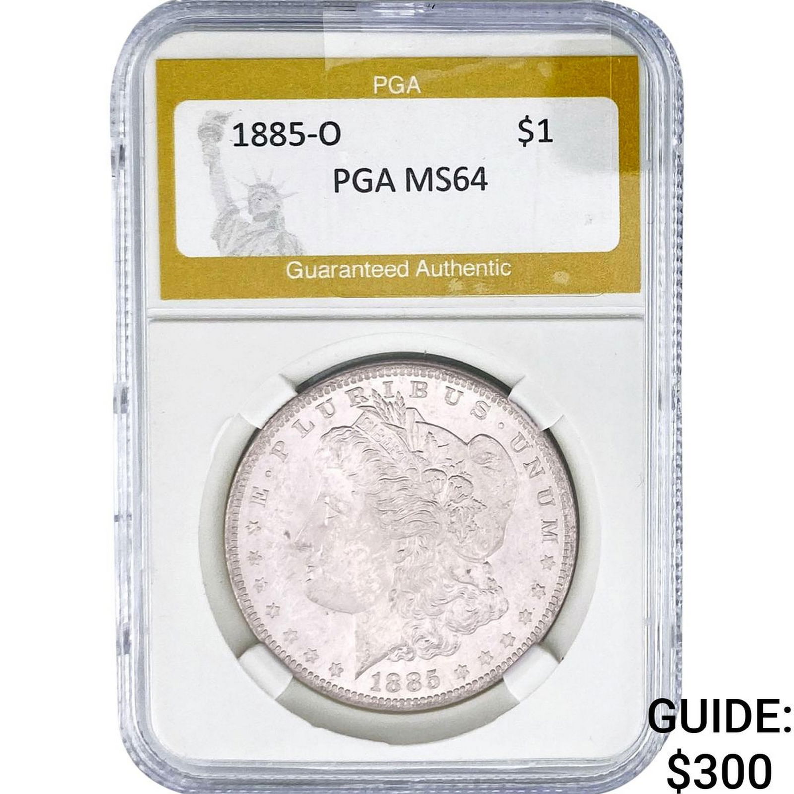 1885-O Morgan Silver Dollar PGA MS64 (1 of 2)