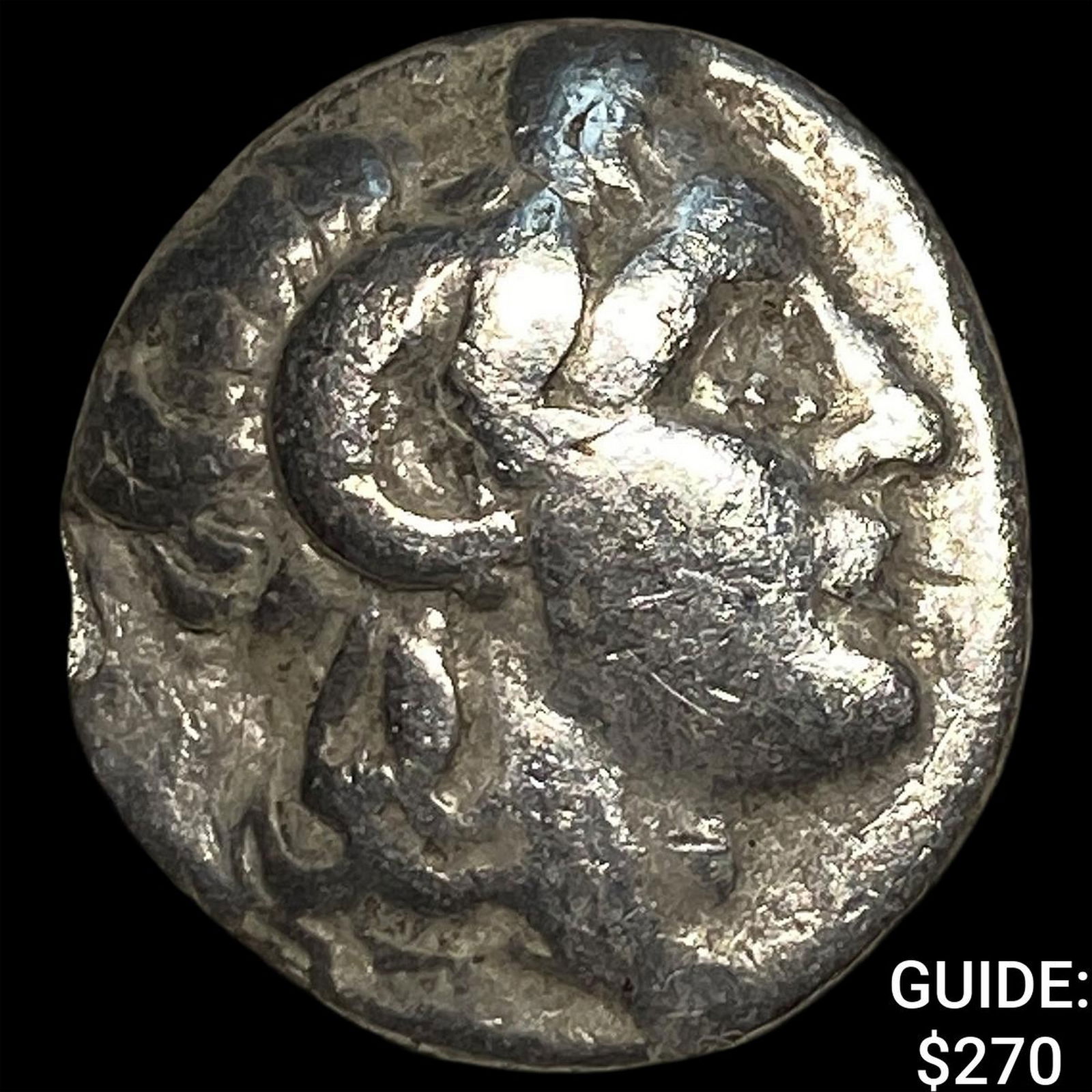 Daidochi Kingdoms Lysimachus I 306-281 BC Silver Drachm NEARLY UNCIRCULATED (1 of 2)