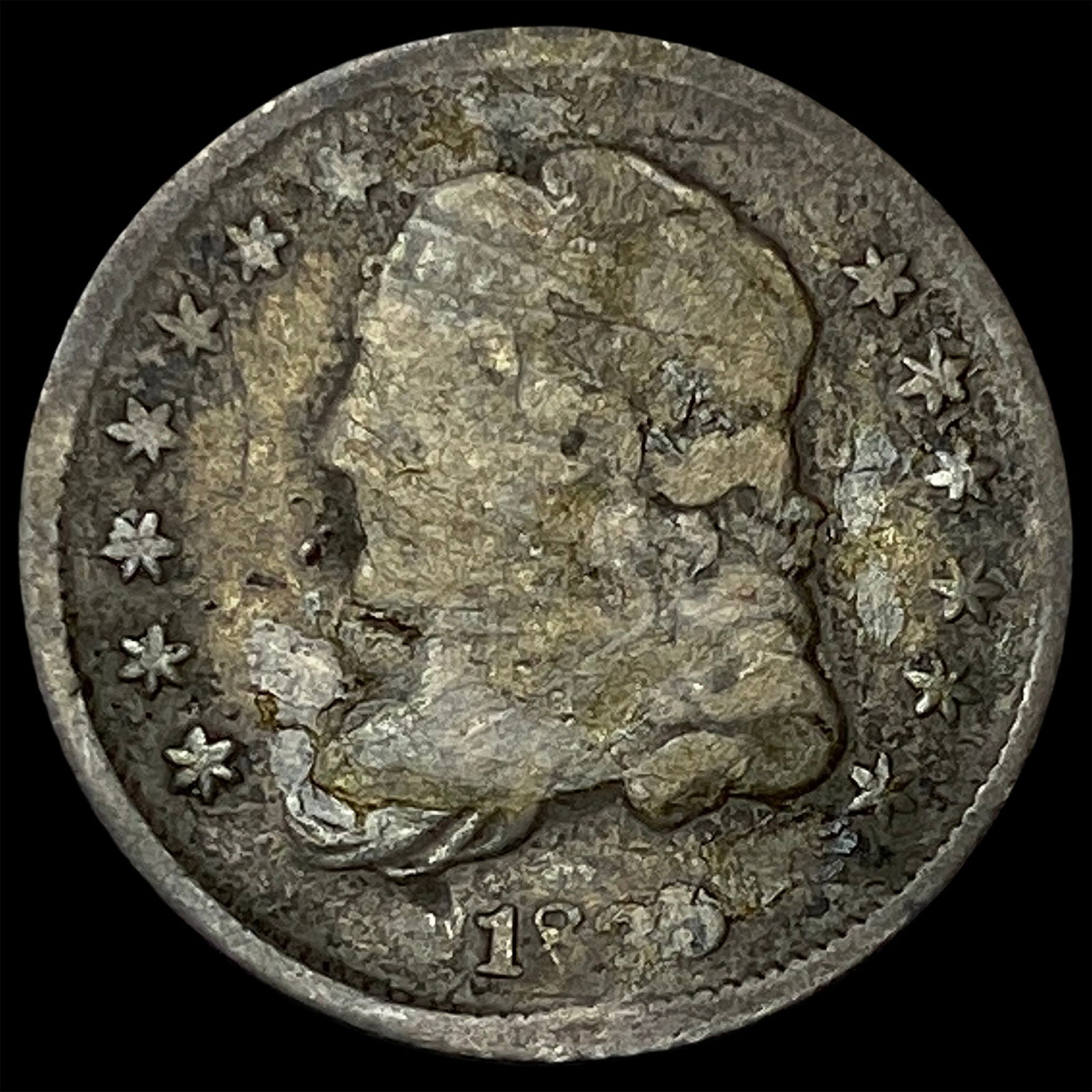 1835 Capped Bust Half Dime NICELY CIRCULATED (1 of 2)