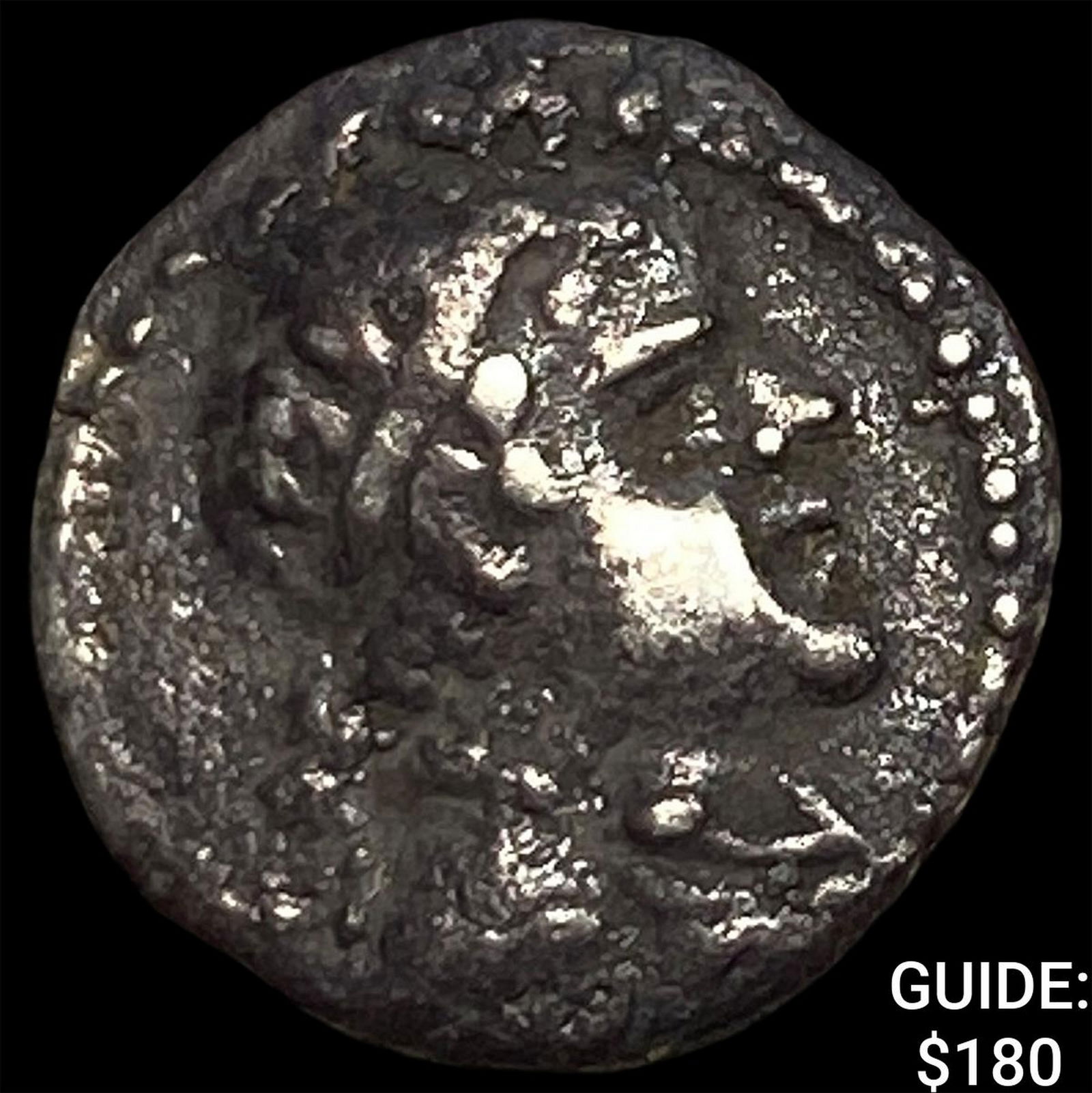 Greco-Bactria Eucratides I 171-145 BC Silver Obol NEARLY UNCIRCULATED: Greco-Bactria Eucratides I 171-145 BC Silver Obol NEARLY UNCIRCULATED
