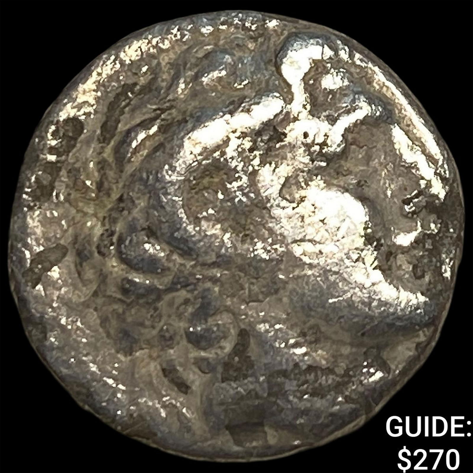 Daidochi Kingdoms Lysimachus I 306-281 BC Silver Drachm NEARLY UNCIRCULATED: Daidochi Kingdoms Lysimachus I 306-281 BC Silver Drachm NEARLY UNCIRCULATED