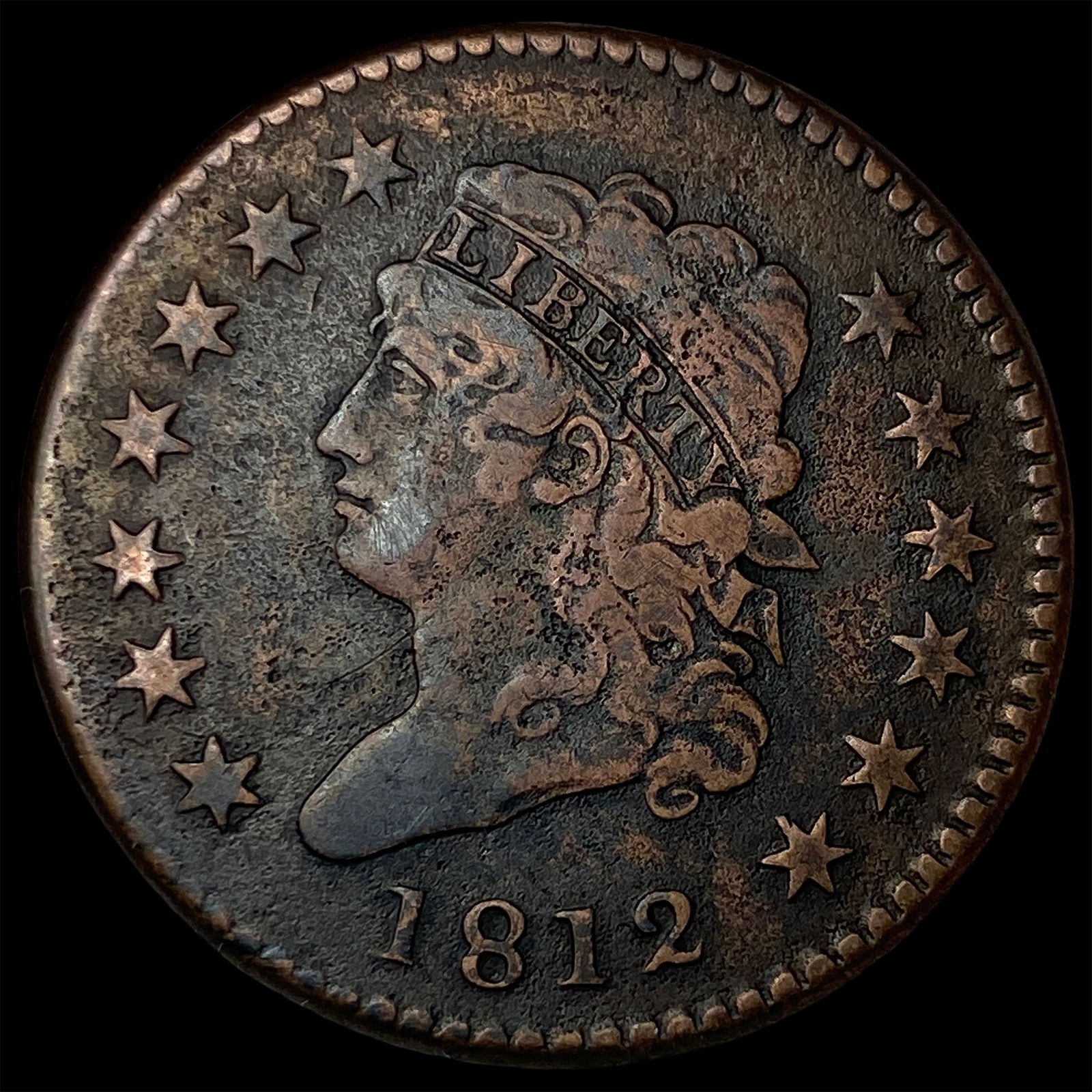 1812 Classic Head Large Cent HIGH GRADE (1 of 2)