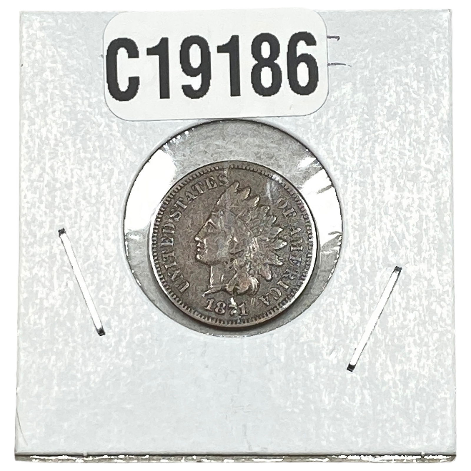 1871 Indian Head Cent (1 of 2)