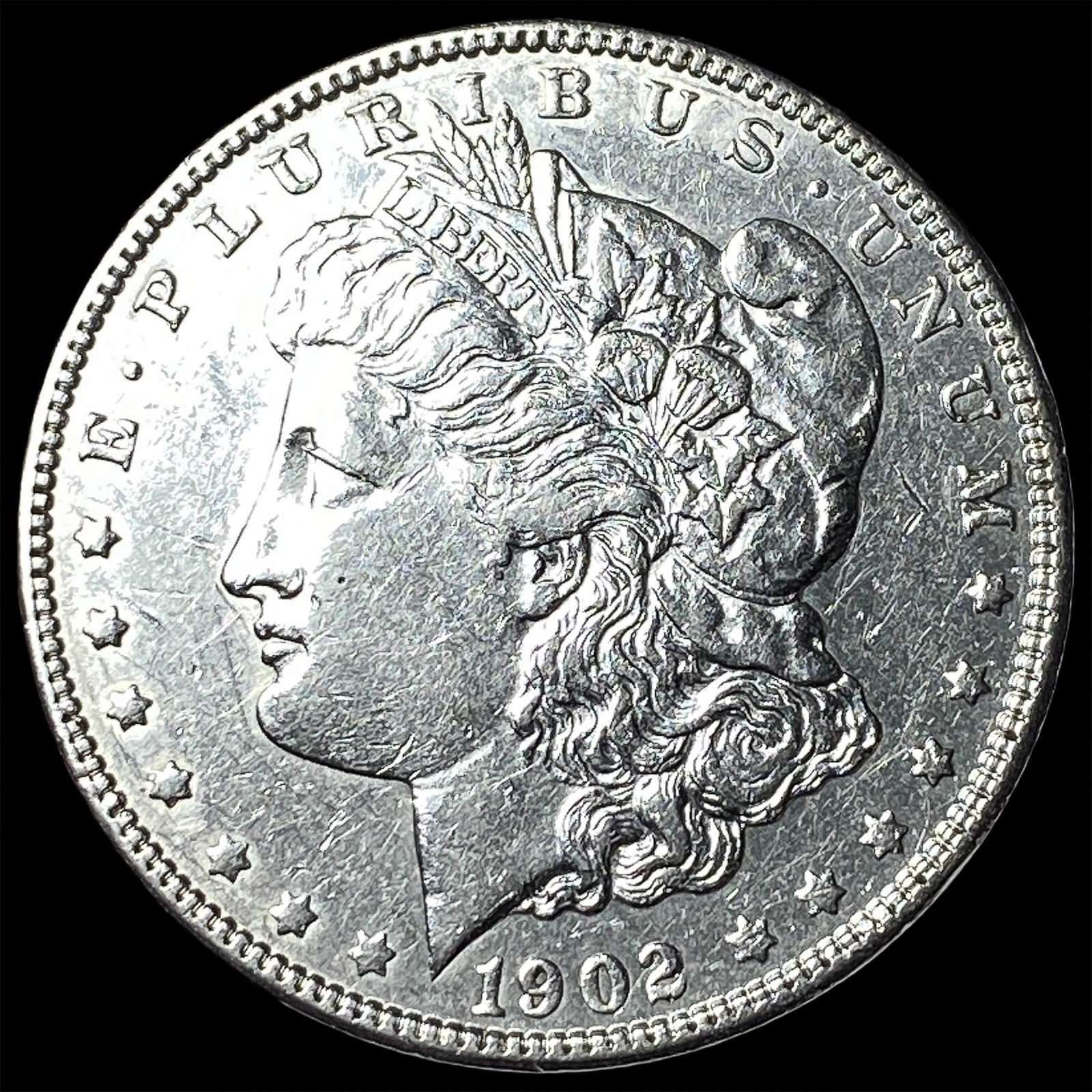 1902 Morgan Silver Dollar CLOSELY UNCIRCULATED (1 of 2)