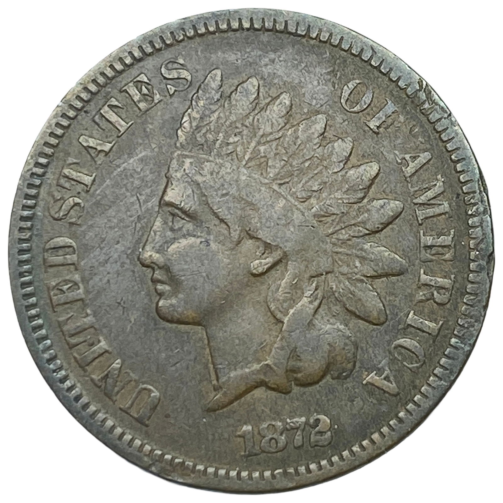 1872 Indian Head Cent Rare Date: 1872 Indian Head Cent Rare Date