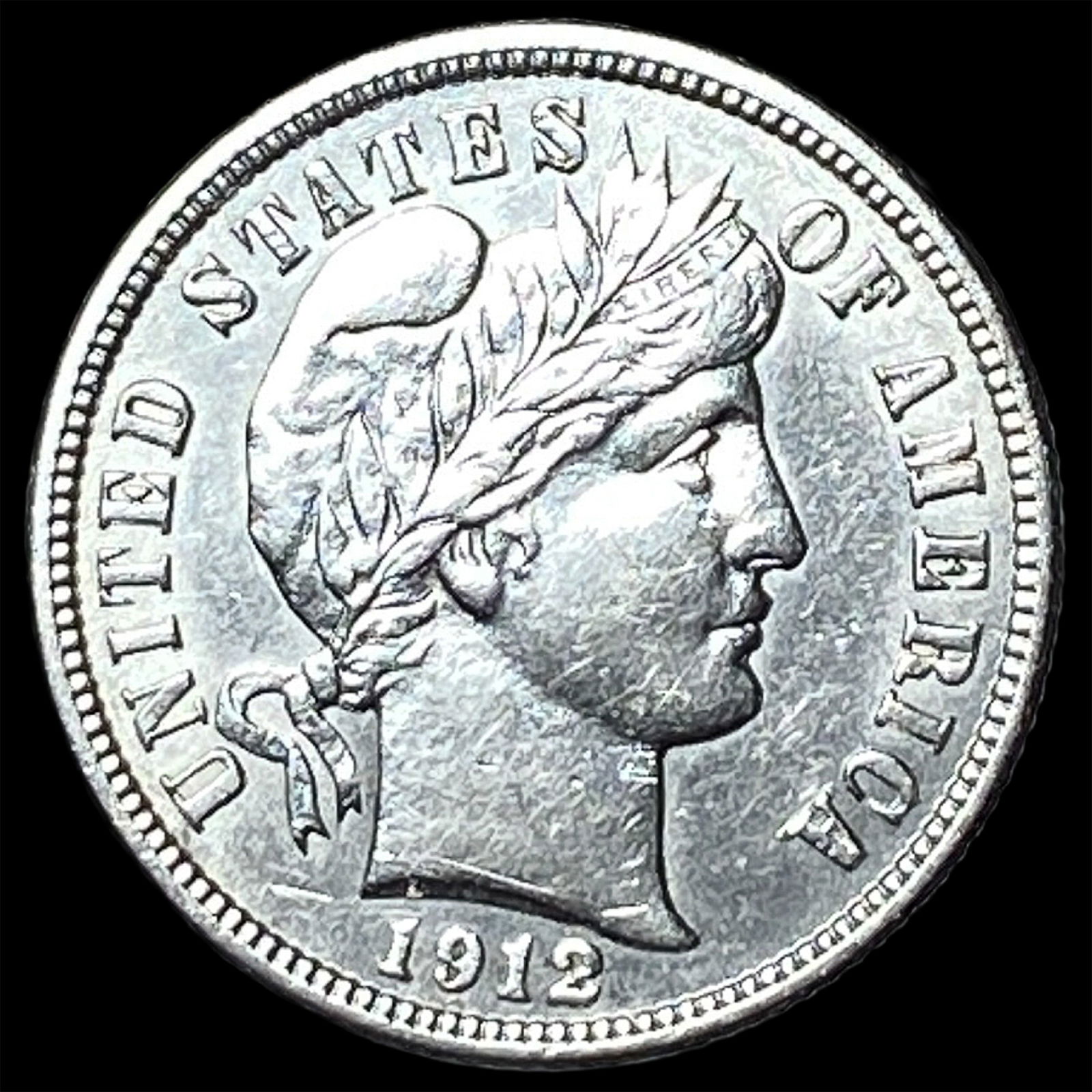 1912 Barber Dime UNCIRCULATED: 1912 Barber Dime UNCIRCULATED