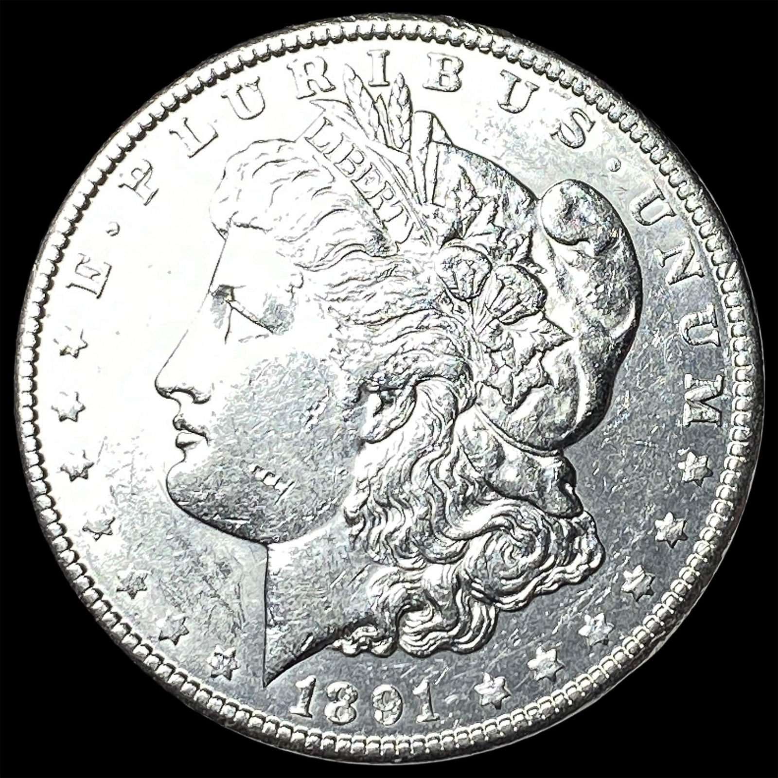 1891-S Silver Morgan Dollar UNCIRCULATED: 1891-S Silver Morgan Dollar UNCIRCULATED