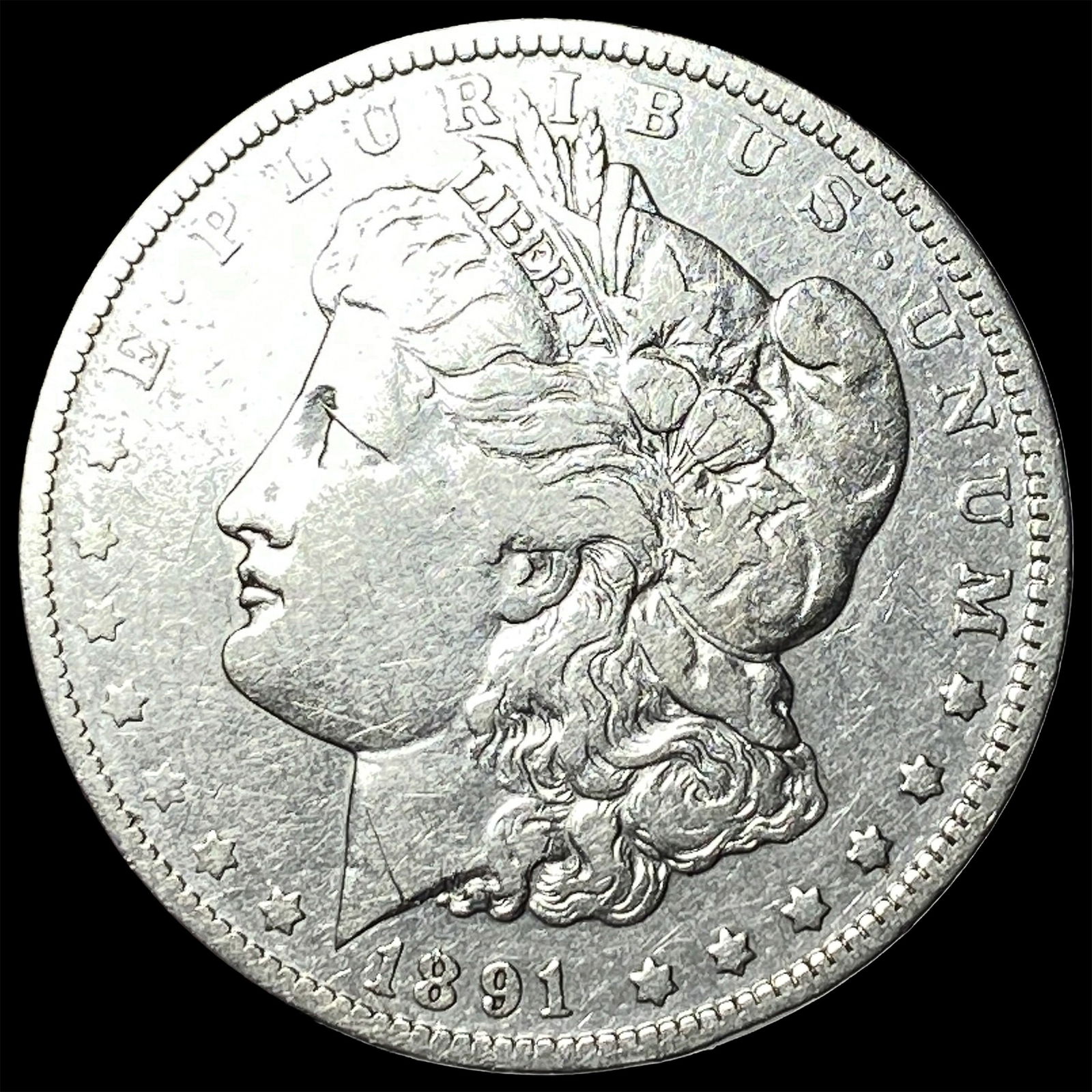 1891-O Silver Morgan Dollar LIGHTLY CIRCULATED: 1891-O Silver Morgan Dollar LIGHTLY CIRCULATED