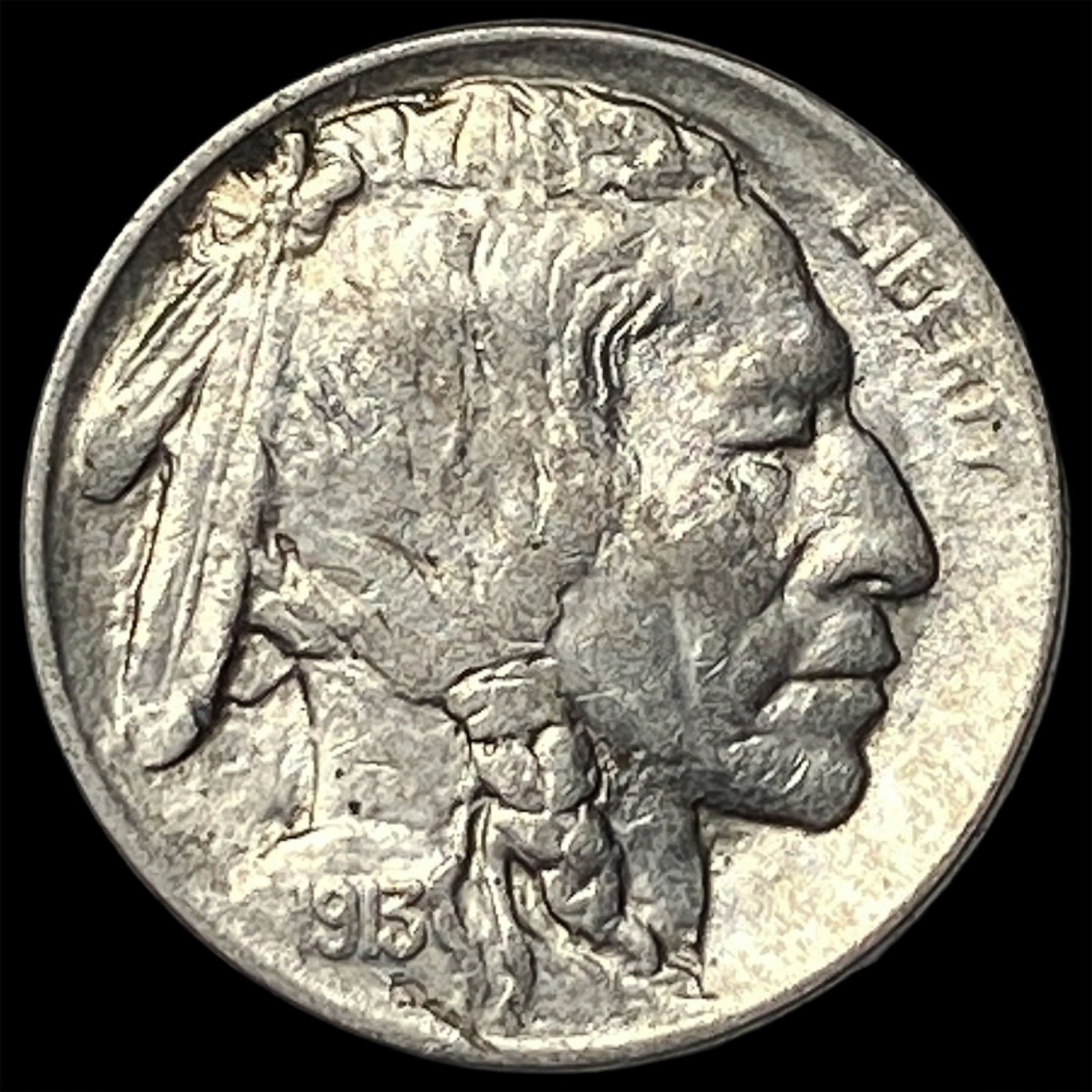 1913-D Buffalo Nickel Type 1 UNCIRCULATED: 1913-D Buffalo Nickel Type 1 UNCIRCULATED