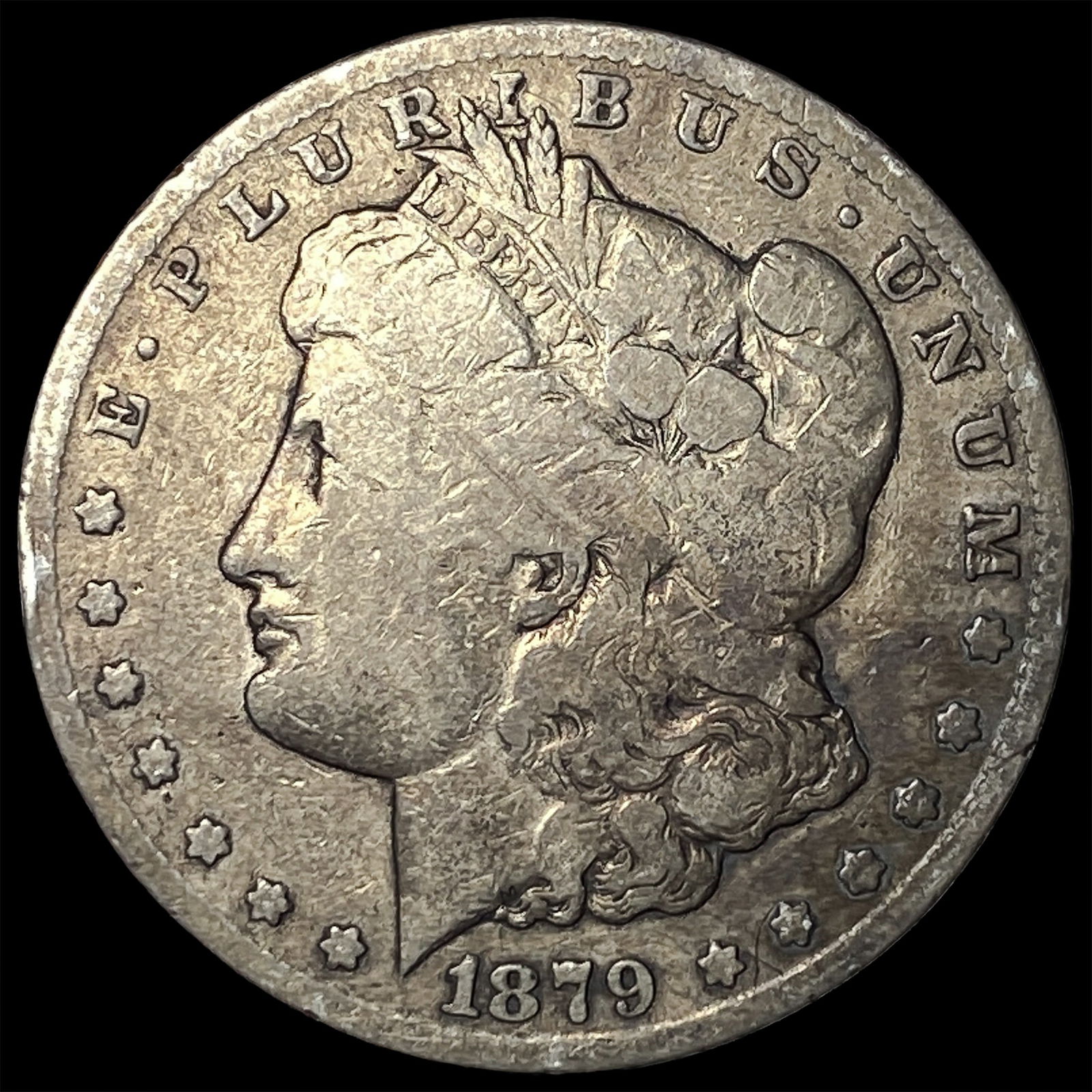1879-CC Silver Morgan Dollar NICELY CIRCULATED: 1879-CC Silver Morgan Dollar NICELY CIRCULATED