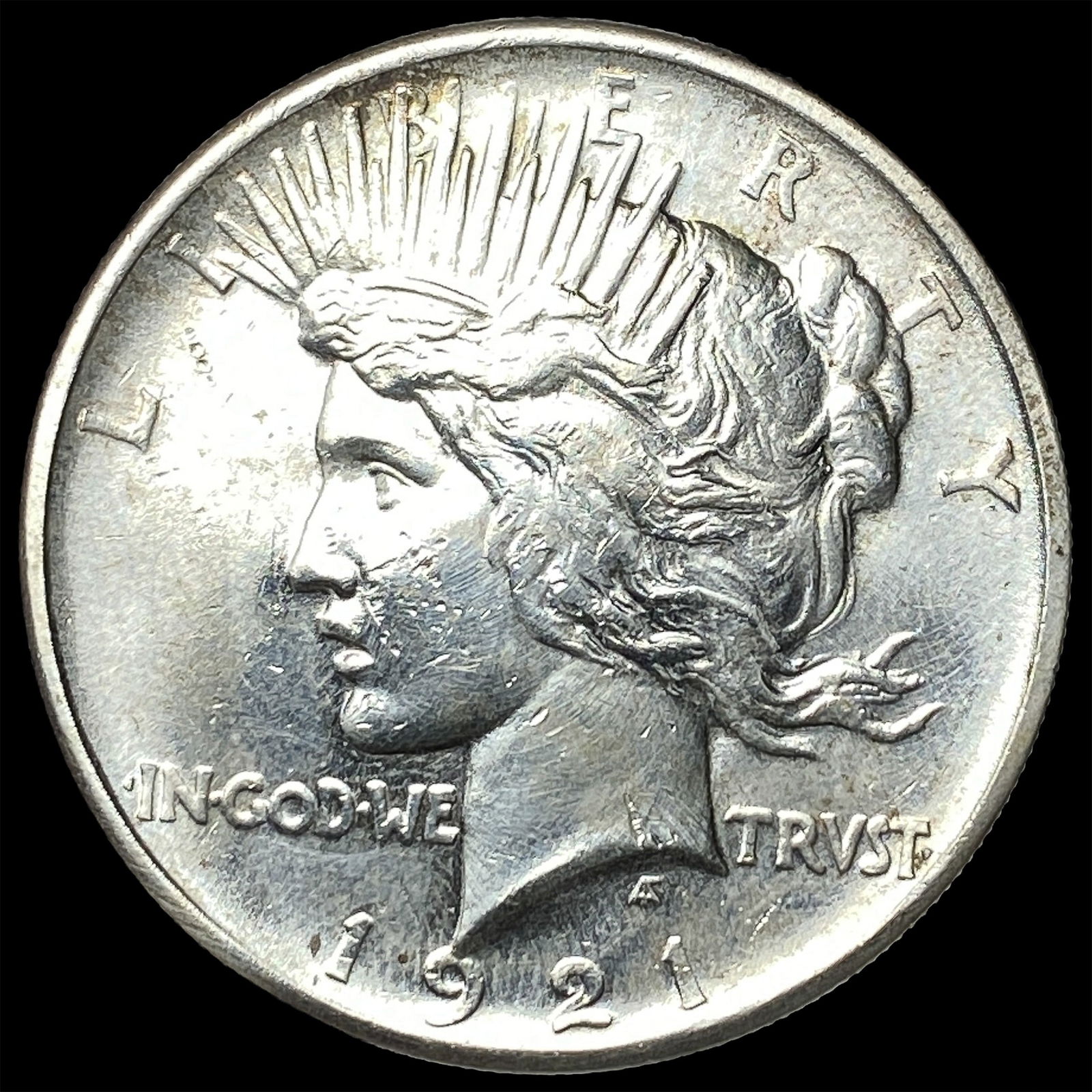 1921 Silver Peace Dollar CLOSELY UNCIRCULATED: 1921 Silver Peace Dollar CLOSELY UNCIRCULATED