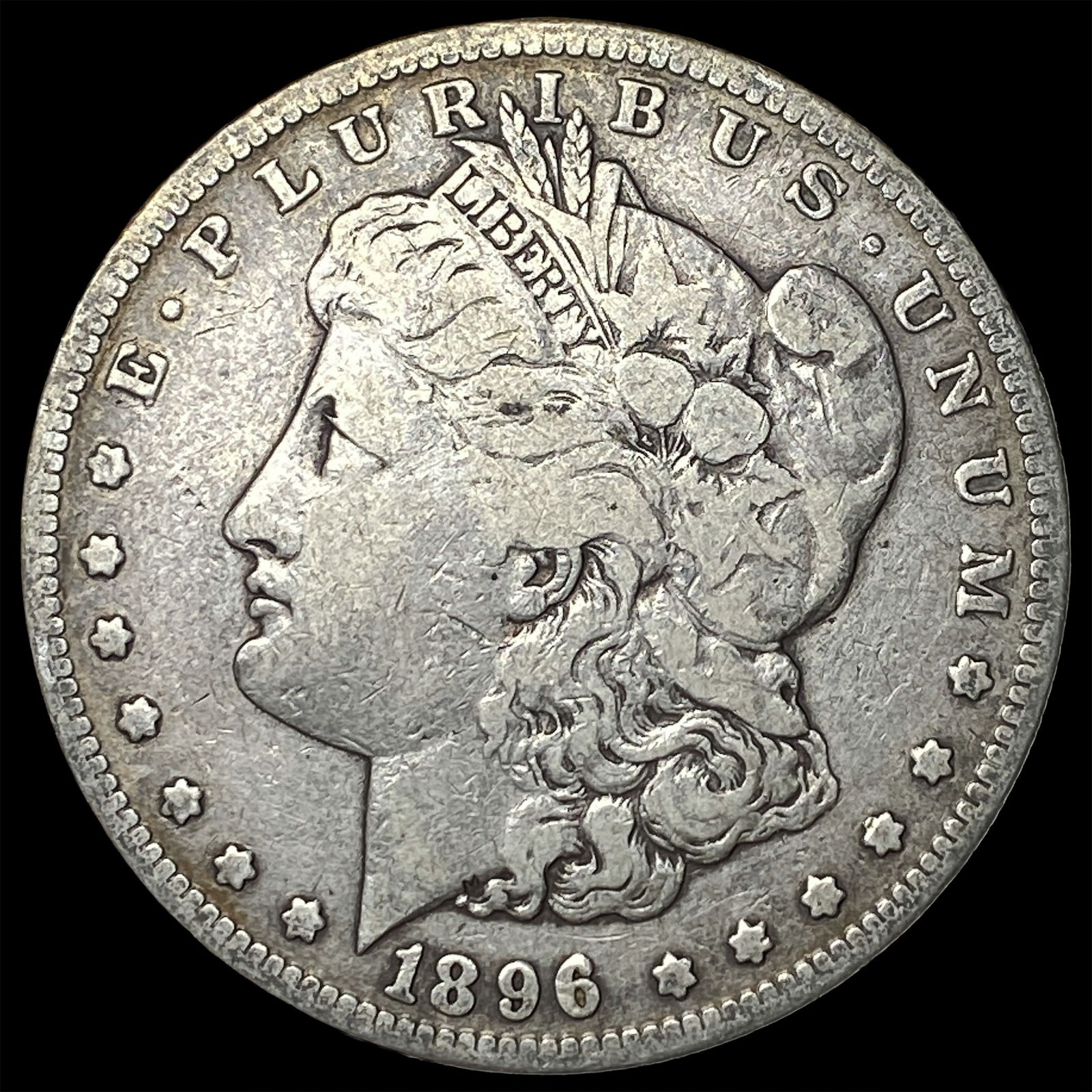 1896-S Silver Morgan Dollar LIGHTLY CIRCULATED: 1896-S Silver Morgan Dollar LIGHTLY CIRCULATED