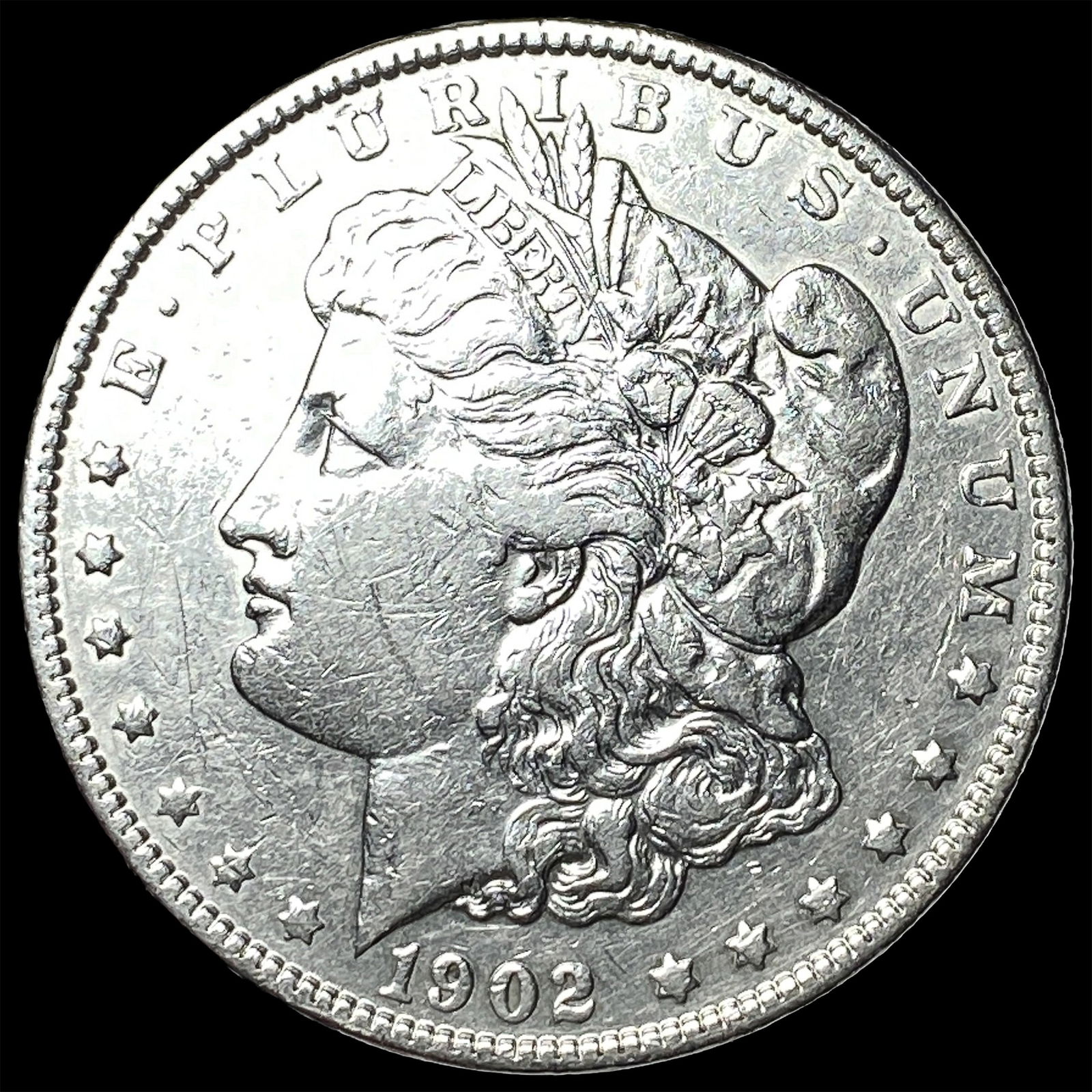 1902 Morgan Silver Dollar CLOSELY UNCIRCULATED (1 of 2)