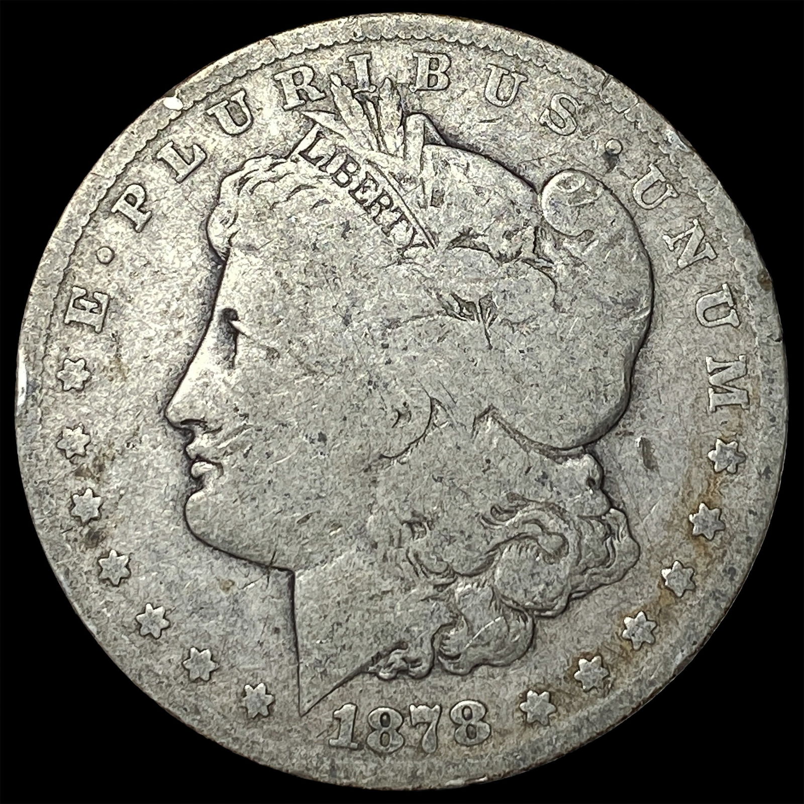 1878-CC Silver Morgan Dollar NICELY CIRCULATED: 1878-CC Silver Morgan Dollar NICELY CIRCULATED