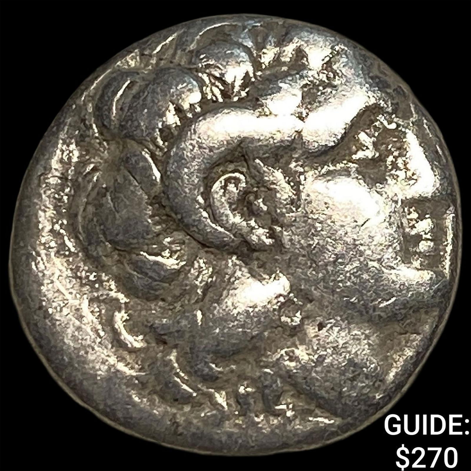 Daidochi Kingdoms Lysimachus I 306-281 BC Silver Drachm NEARLY UNCIRCULATED: Daidochi Kingdoms Lysimachus I 306-281 BC Silver Drachm NEARLY UNCIRCULATED