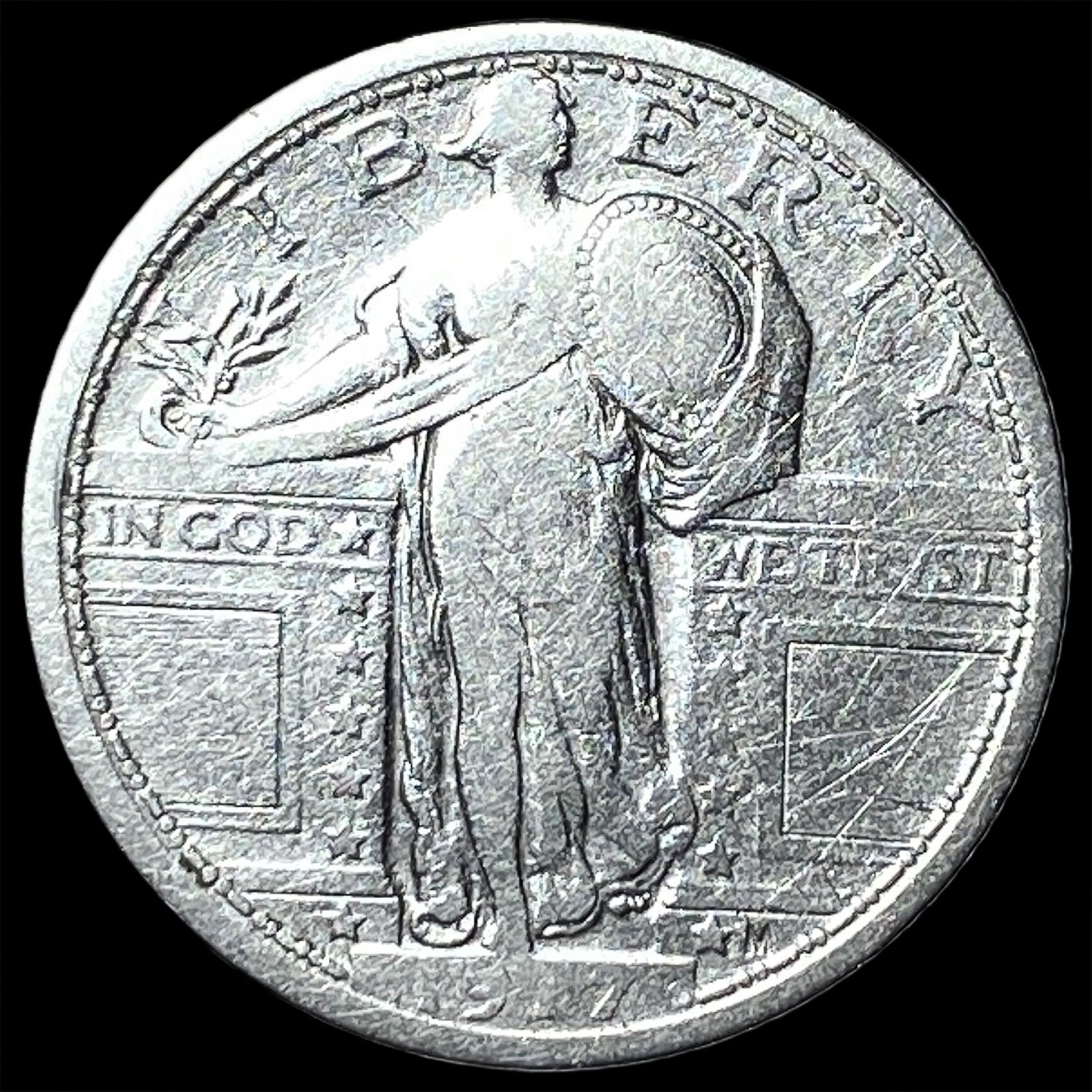 1917 Type 1 Standing Liberty Quarter LIGHTLY CIRCULATED: 1917 Type 1 Standing Liberty Quarter LIGHTLY CIRCULATED
