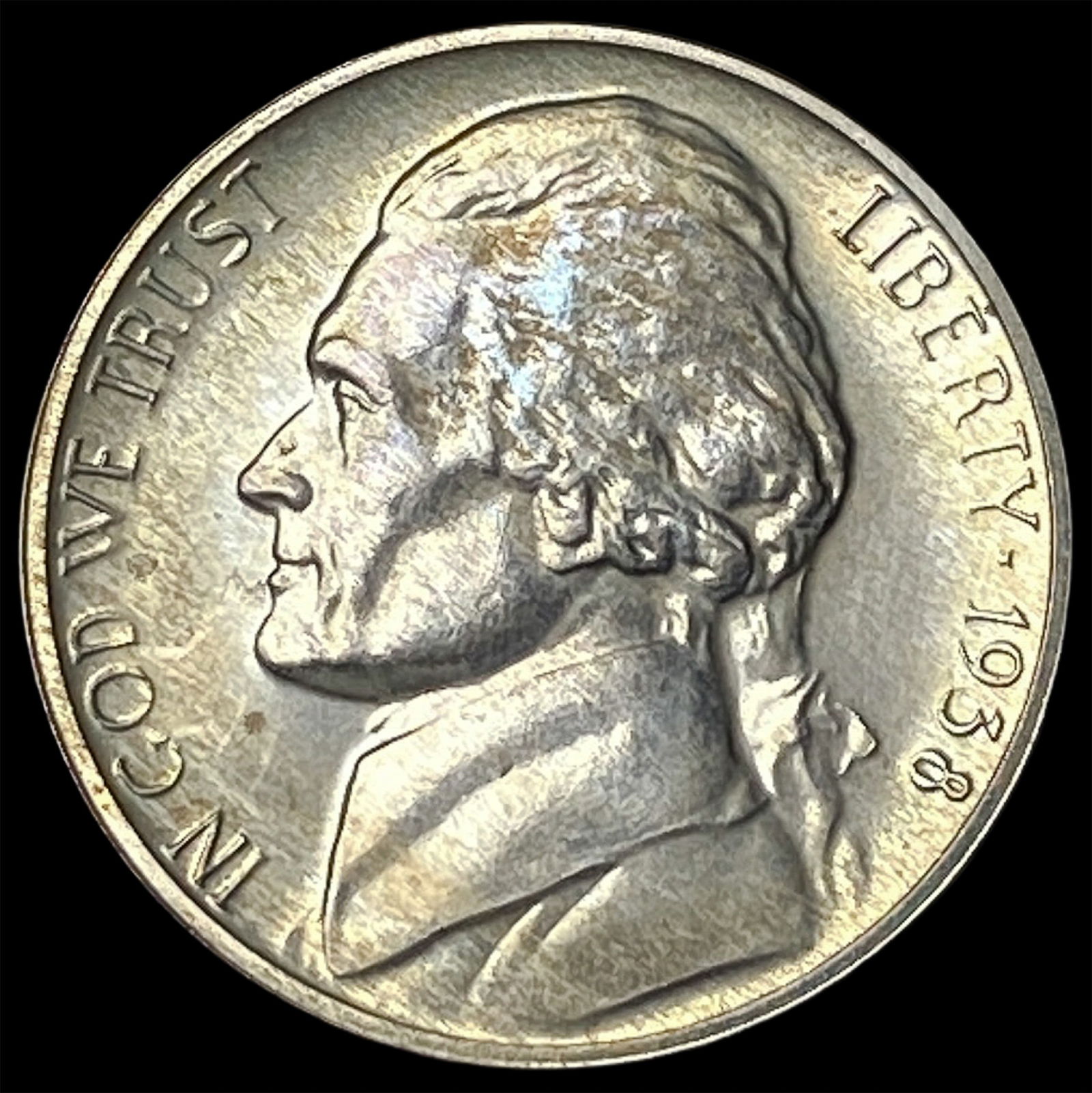 1938-S Jefferson Nickel GEM PROOF: 1938-S Jefferson Nickel GEM PROOF