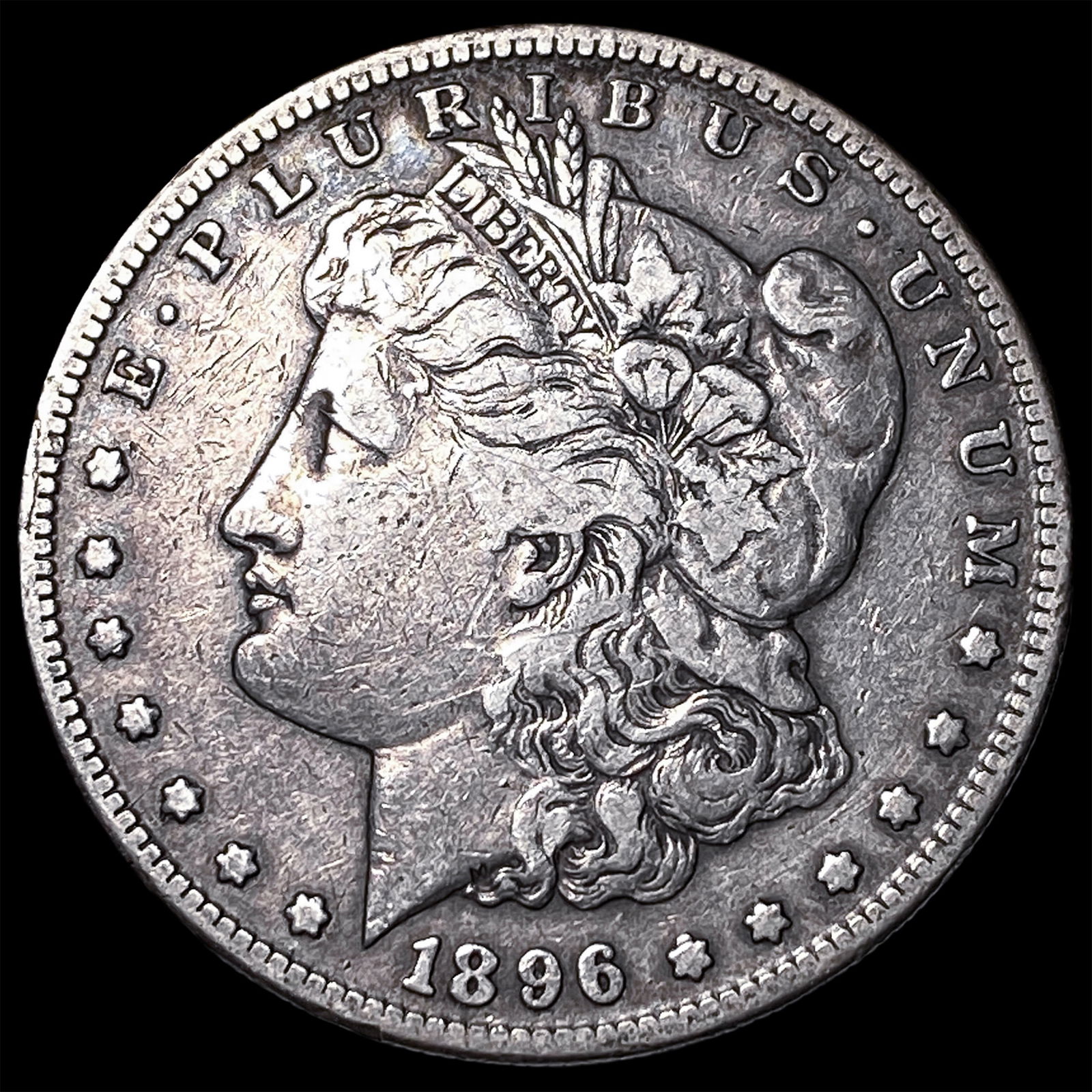 1896-S Silver Morgan Dollar LIGHTLY CIRCULATED: 1896-S Silver Morgan Dollar LIGHTLY CIRCULATED