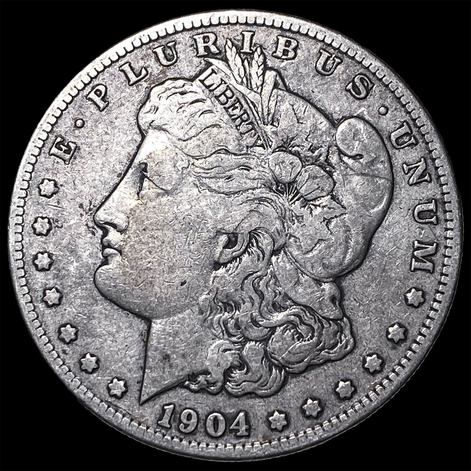 1904-S Silver Morgan Dollar LIGHTLY CIRCULATED (1 of 2)