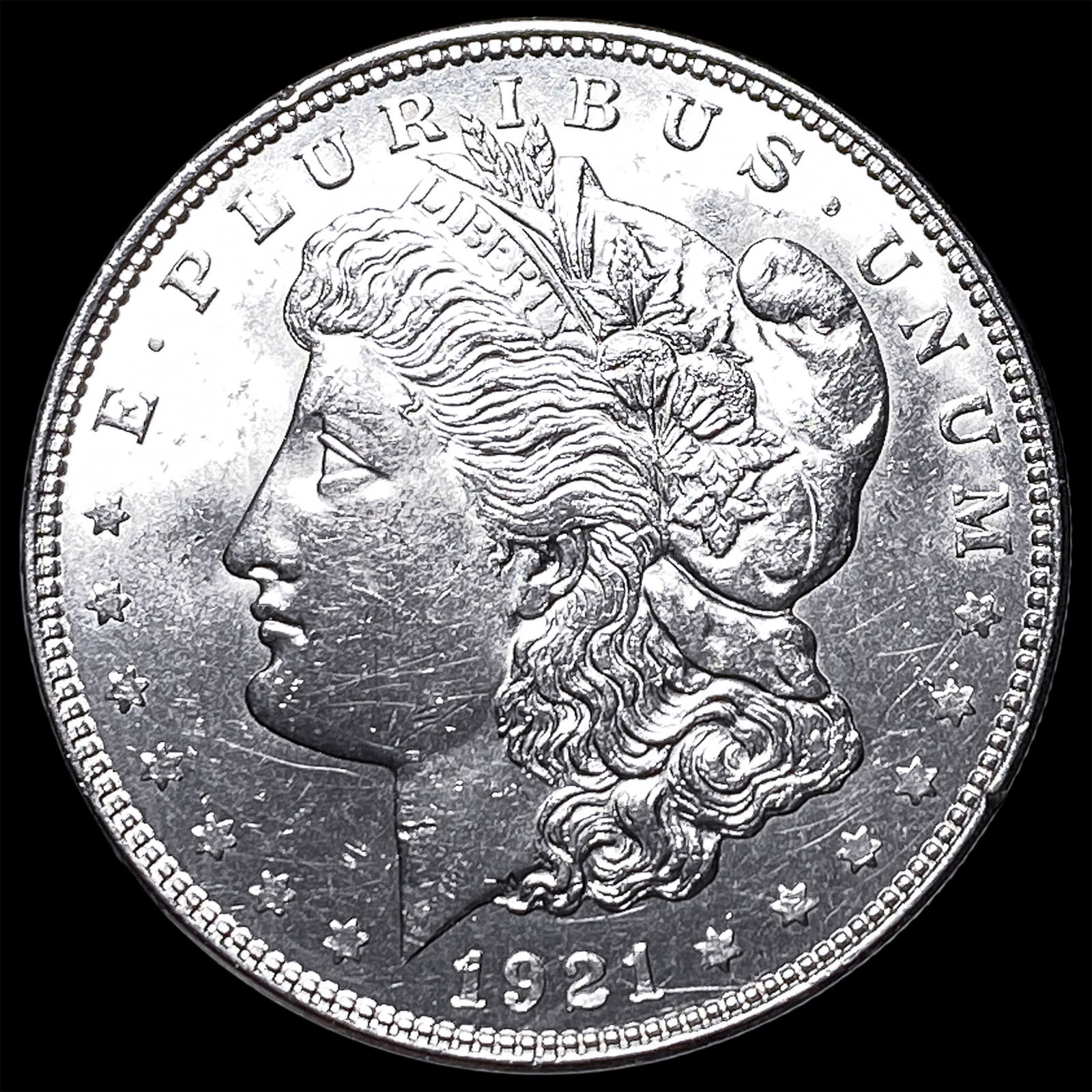 1921 Silver Morgan Dollar CHOICE BU: 1921 Silver Morgan Dollar CHOICE BU