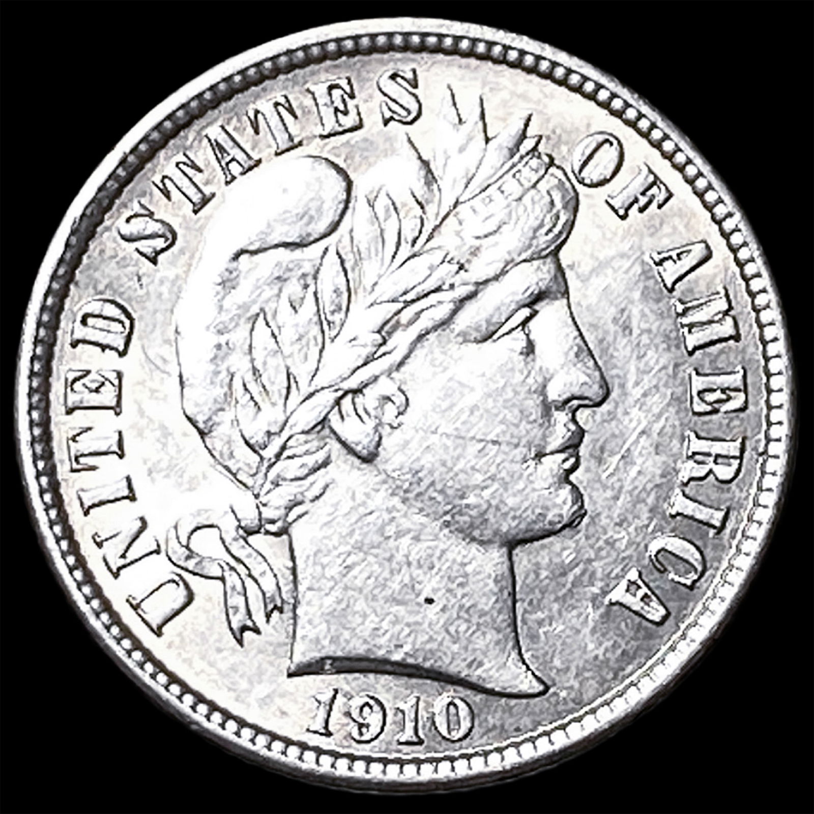 1910 Barber Dime UNCIRCULATED: 1910 Barber Dime UNCIRCULATED