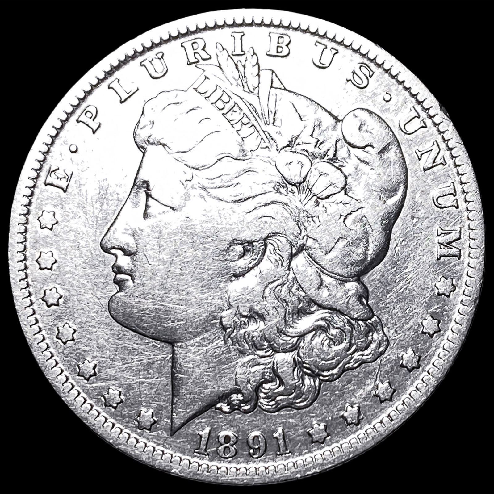 1891-O Silver Morgan Dollar LIGHTLY CIRCULATED: 1891-O Silver Morgan Dollar LIGHTLY CIRCULATED