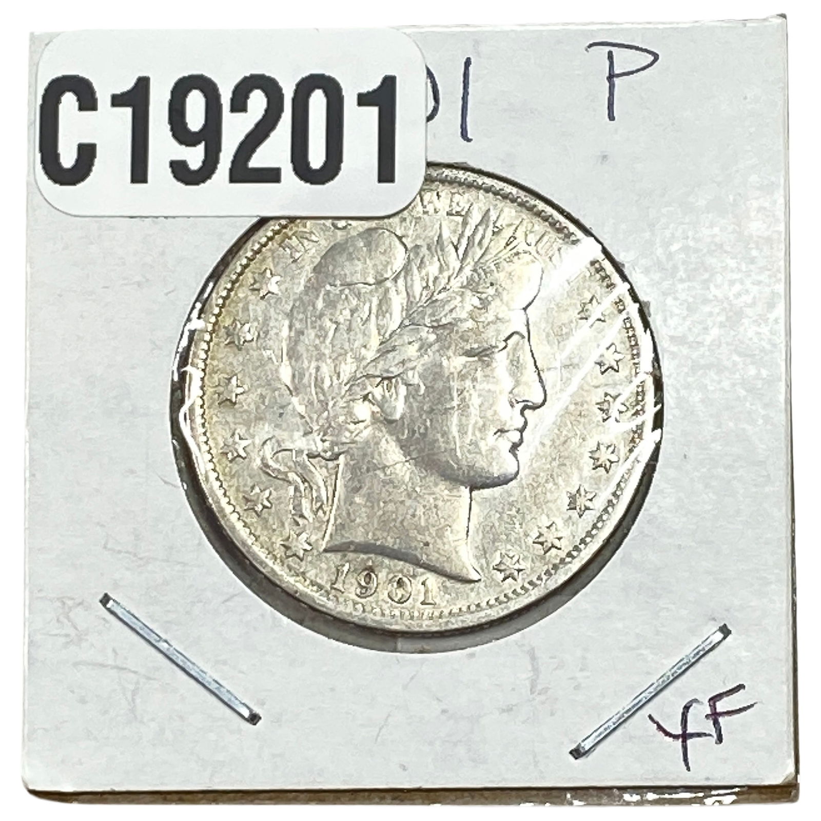 1901 Barber Half Dollar: 1901 Barber Half Dollar