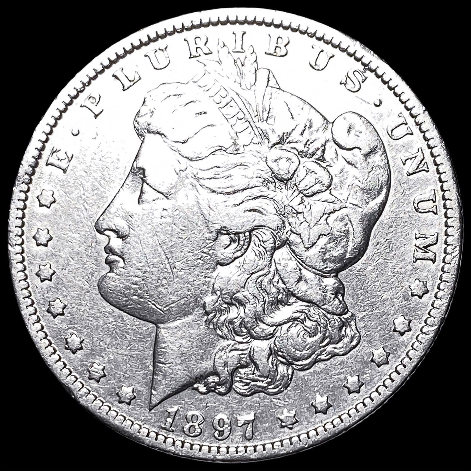 1897-O Silver Morgan Dollar LIGHTLY CIRCULATED: 1897-O Silver Morgan Dollar LIGHTLY CIRCULATED