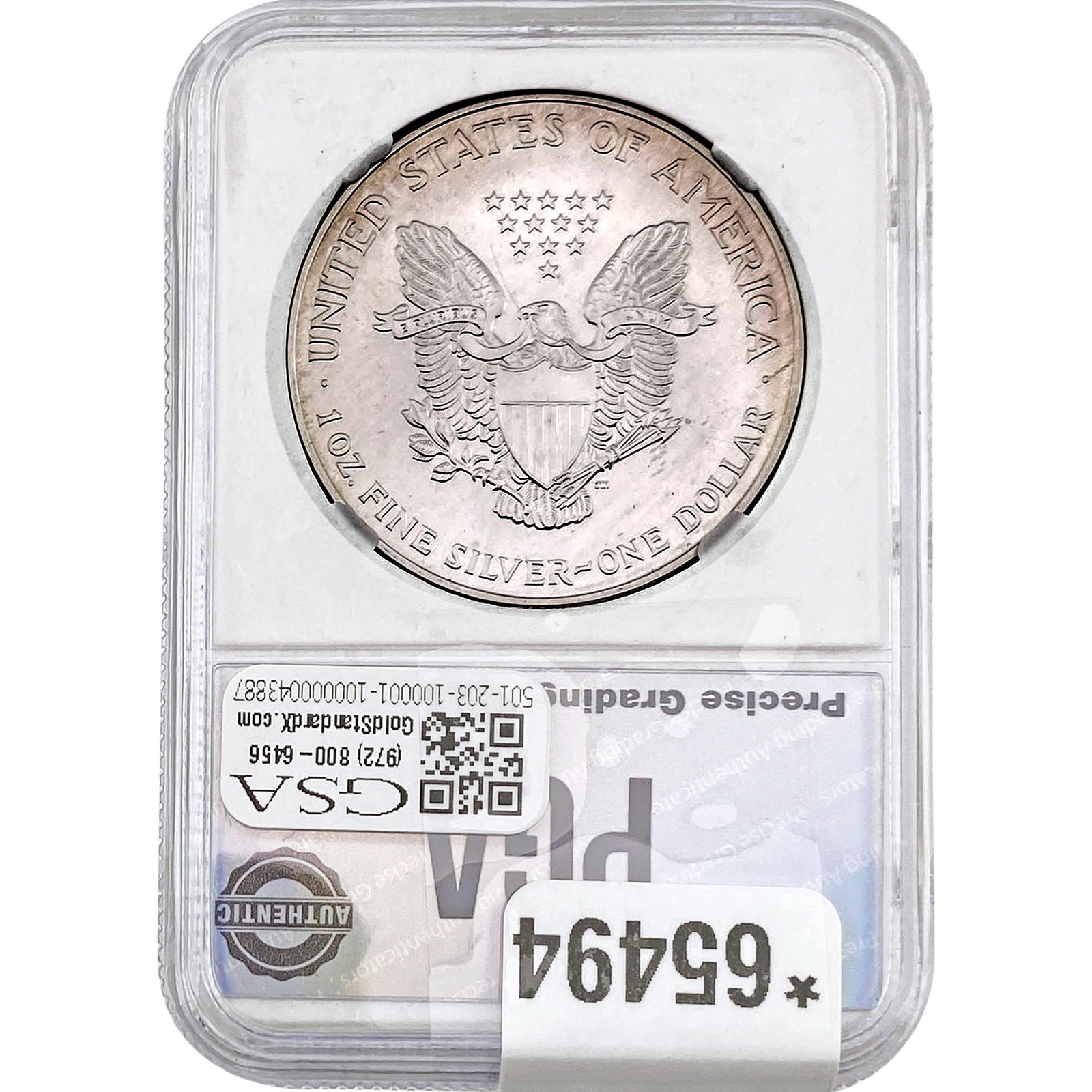 1995 Silver Eagle PGA MS70 - 2