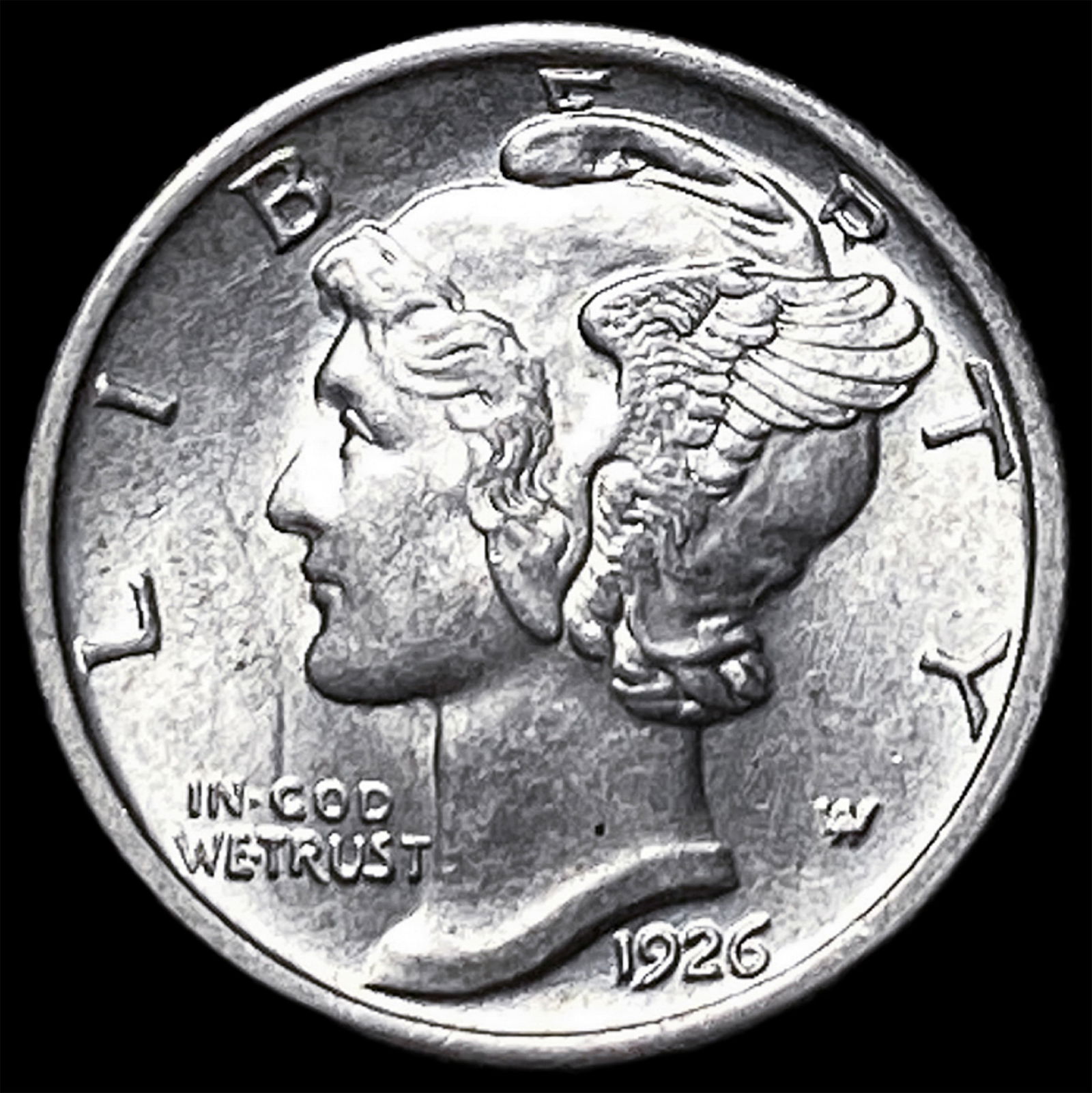 1926 Mercury Dime CHOICE BU (1 of 2)
