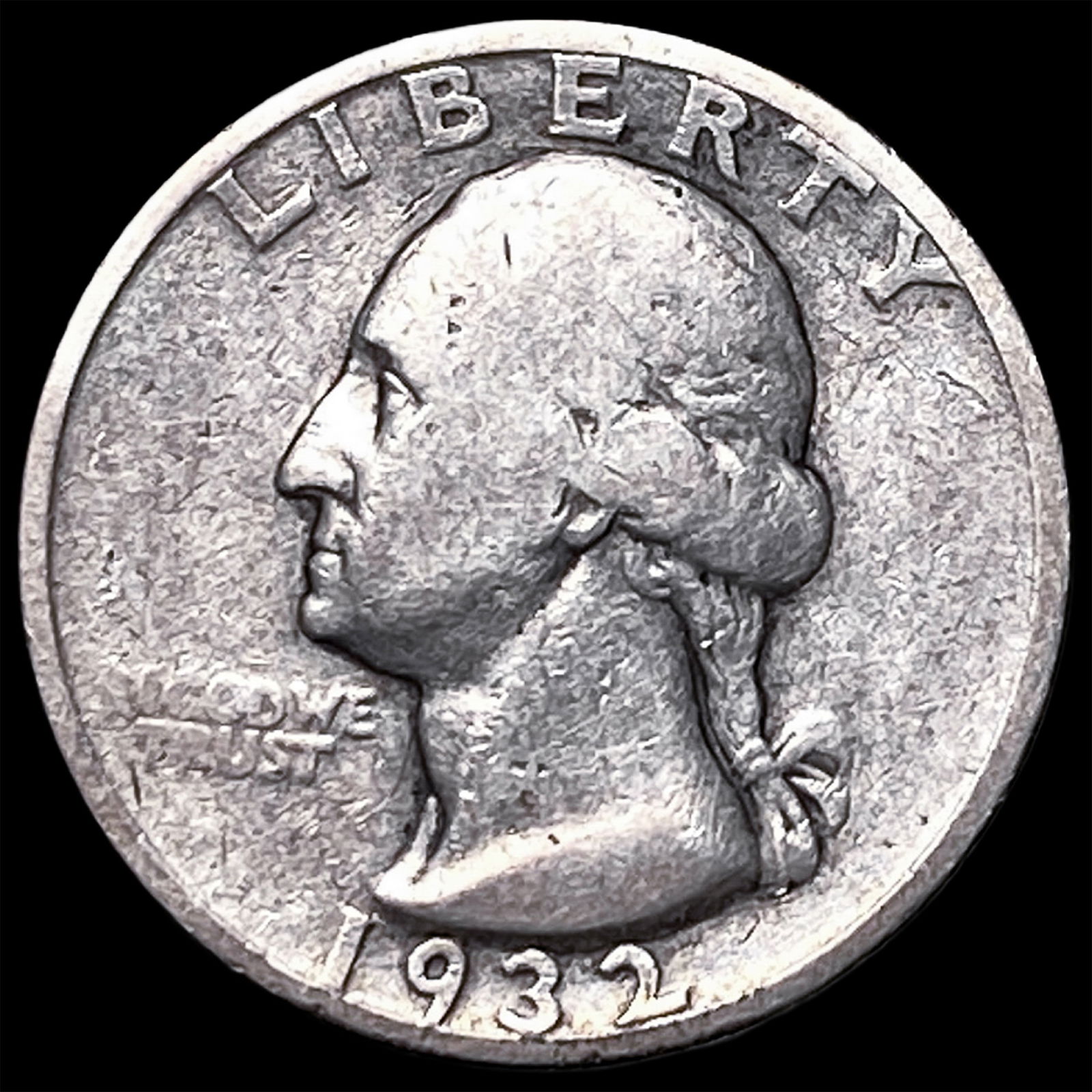 1932-S Silver Washington Quarter LIGHTLY CIRCULATED: 1932-S Silver Washington Quarter LIGHTLY CIRCULATED