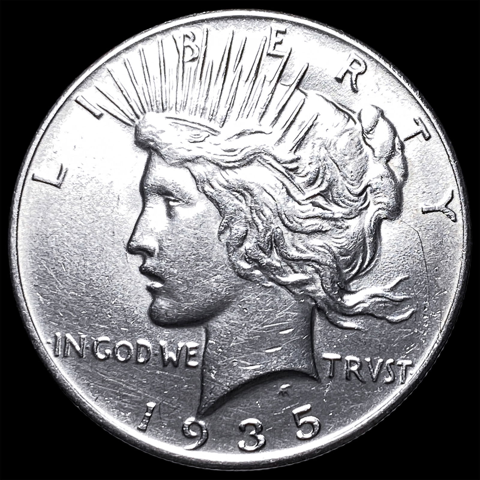 1935 Silver Peace Dollar UNCIRCULATED: 1935 Silver Peace Dollar UNCIRCULATED