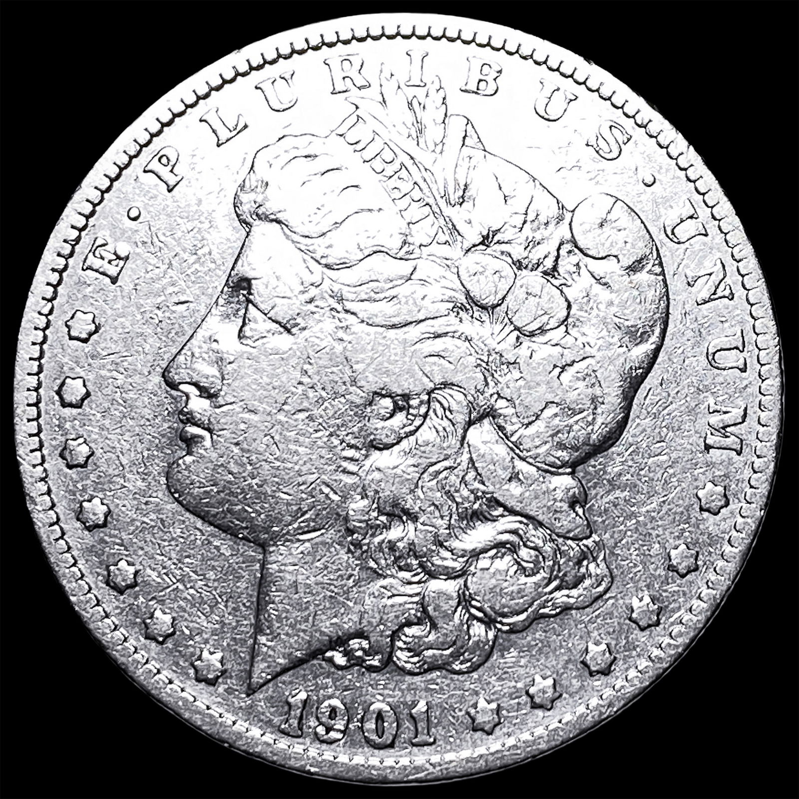 1901-S Silver Morgan Dollar LIGHTLY CIRCULATED (1 of 2)