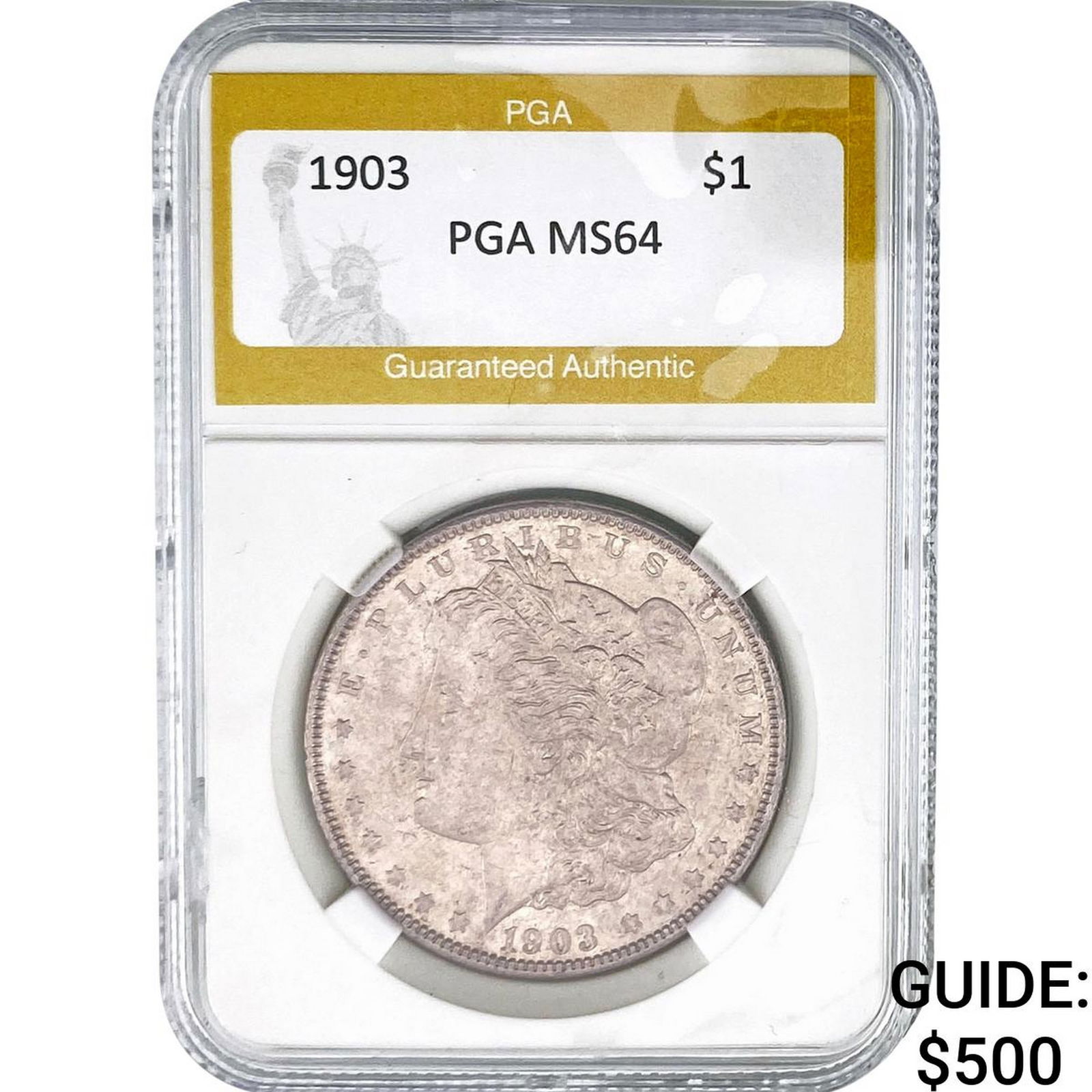 1903 Morgan Silver Dollar PGA MS64: 1903 Morgan Silver Dollar PGA MS64