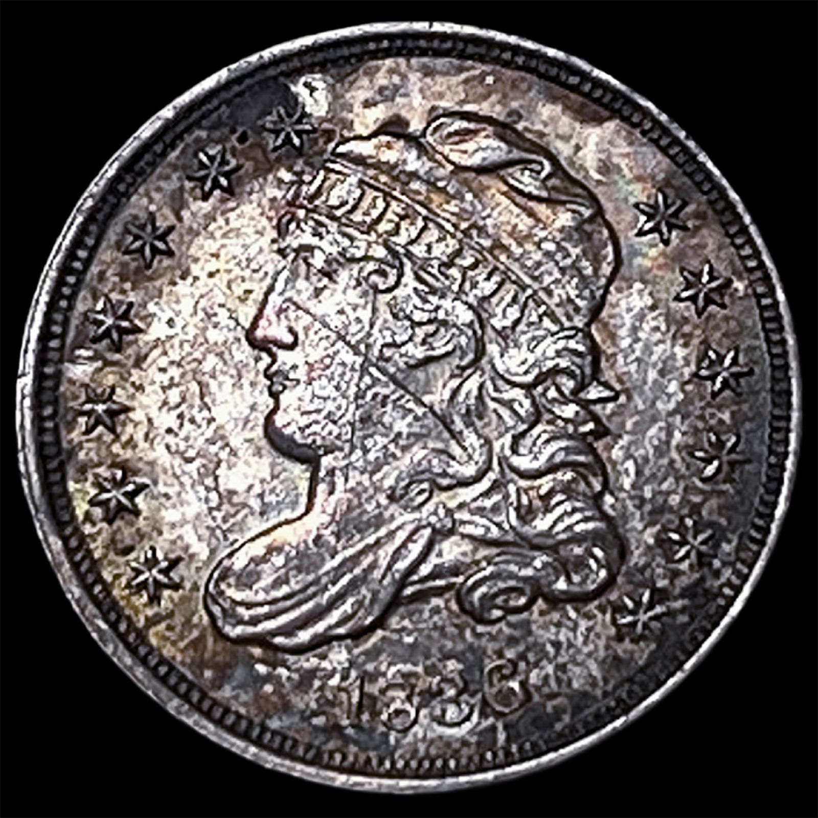 1836 Capped Bust Half Dime UNCIRCULATED (1 of 2)