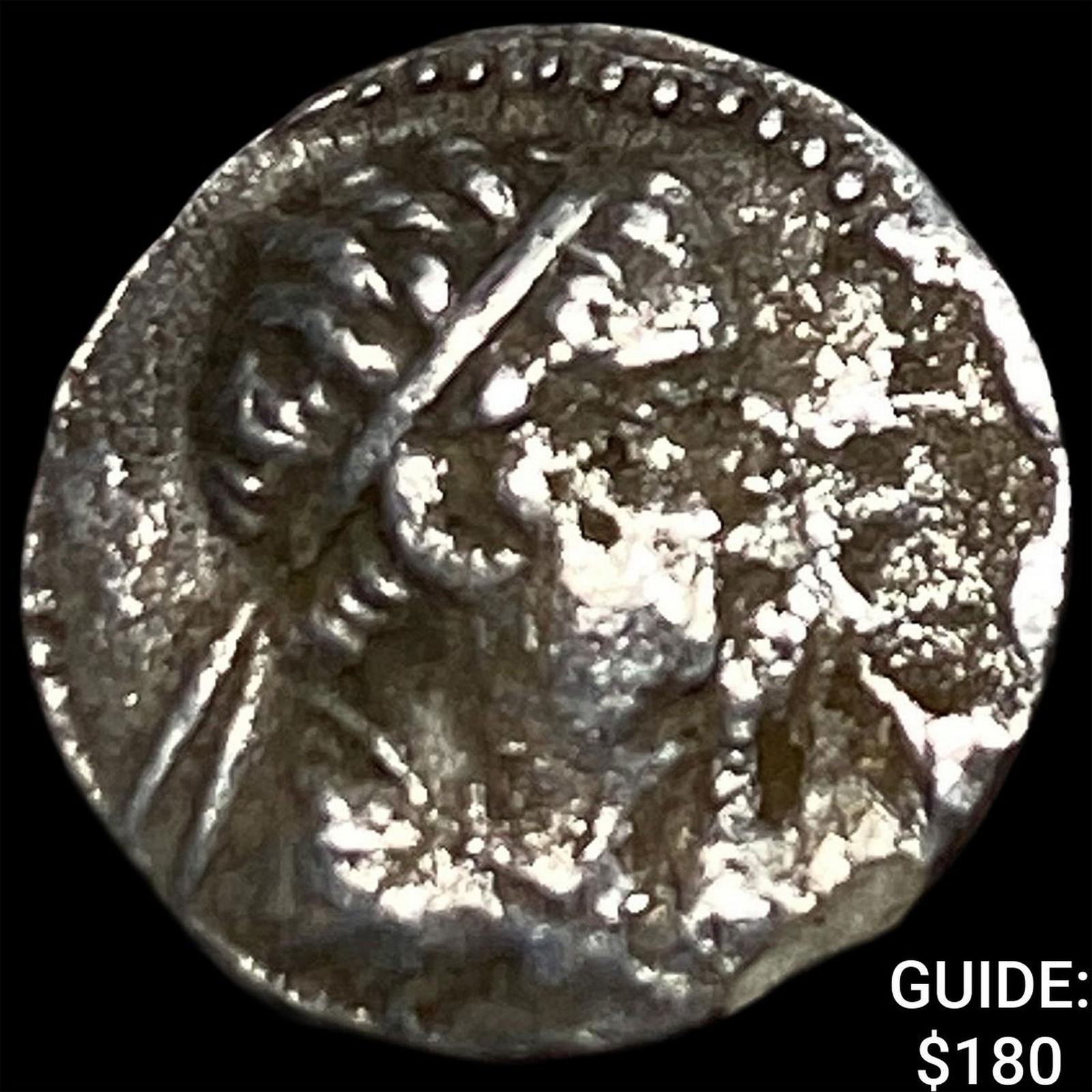 Greco-Bactria Eucratides I 171-145 BC Silver Obol NEARLY UNCIRCULATED: Greco-Bactria Eucratides I 171-145 BC Silver Obol NEARLY UNCIRCULATED