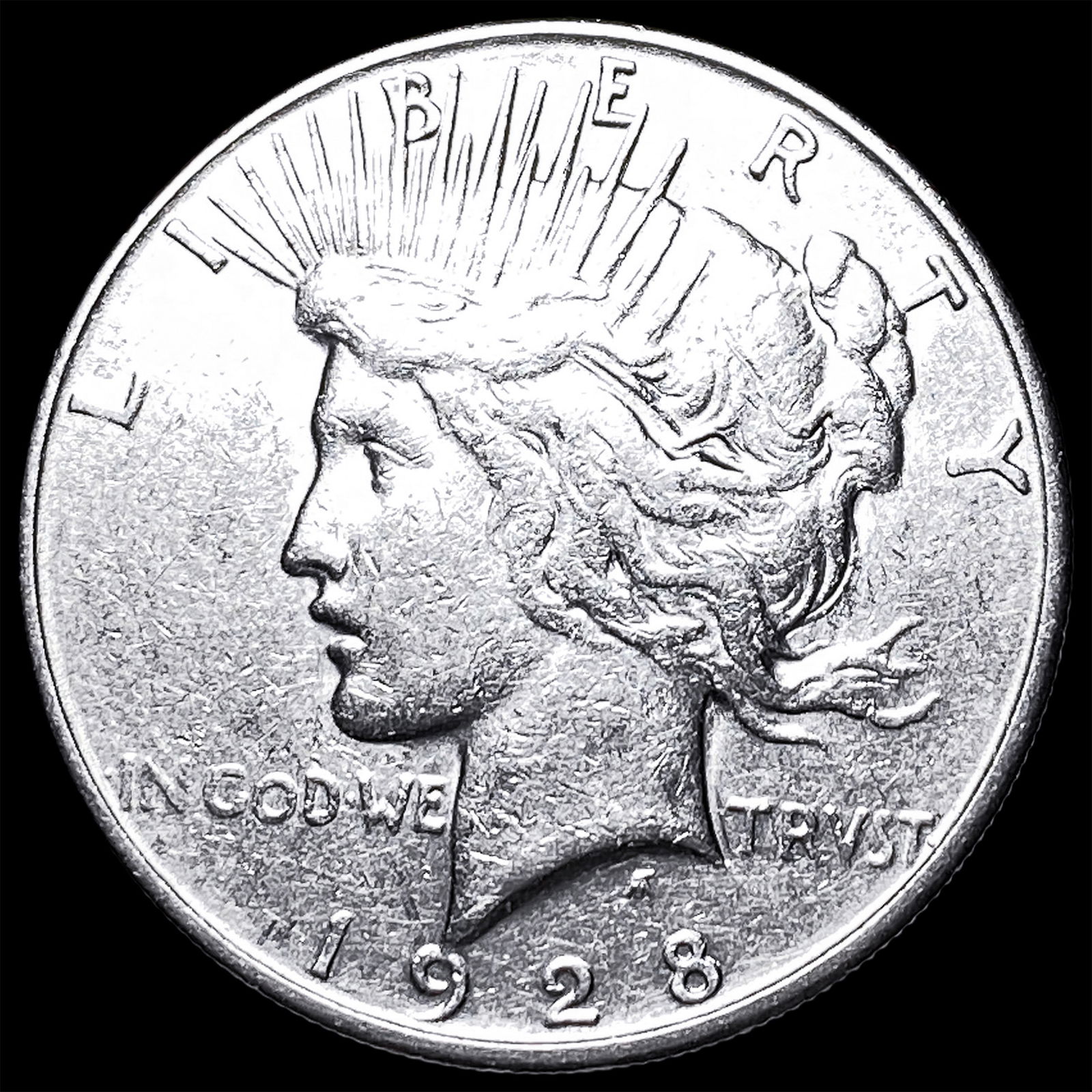 1928 Silver Peace Dollar CLOSELY UNCIRCULATED: 1928 Silver Peace Dollar CLOSELY UNCIRCULATED