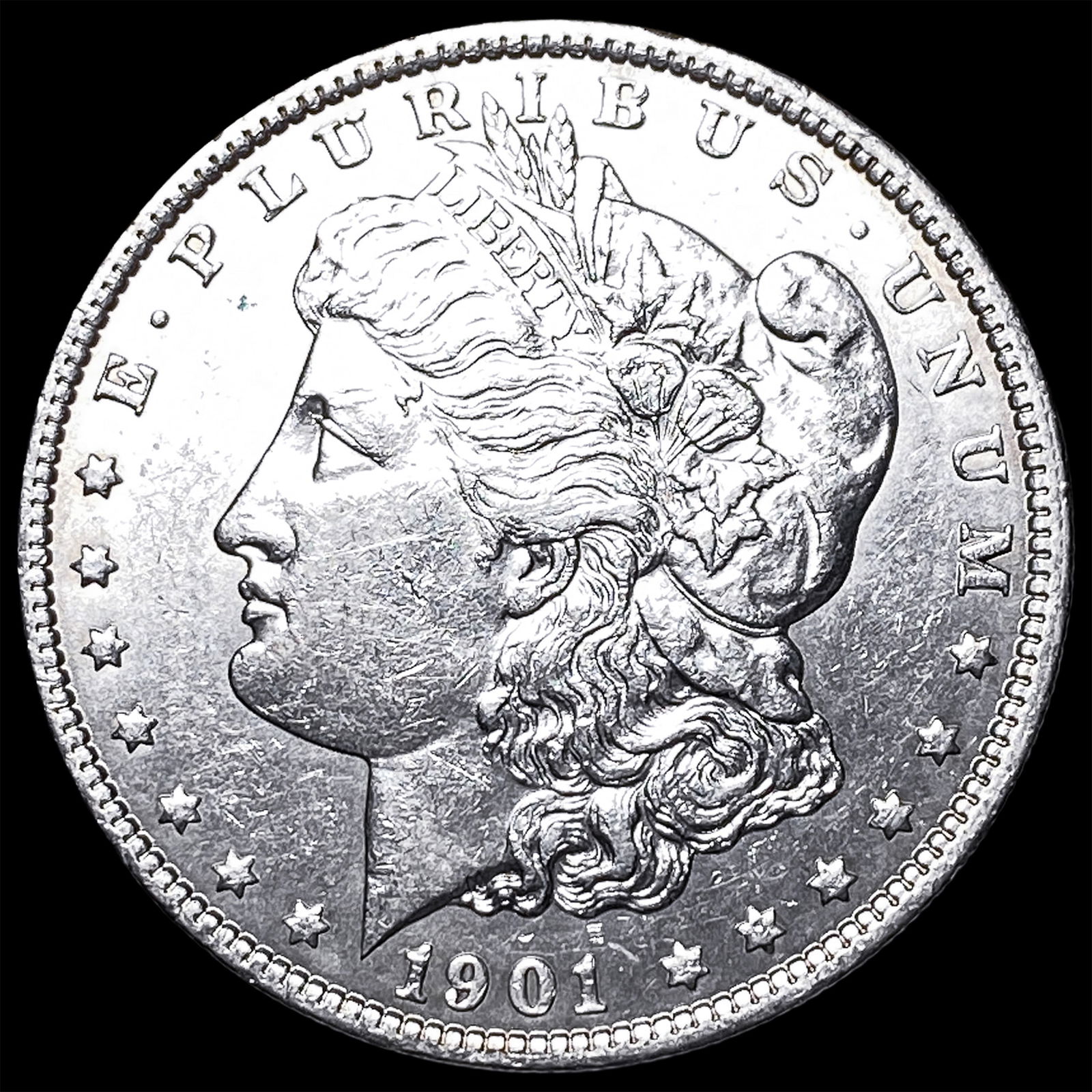 1901 Morgan Silver Dollar CLOSELY UNCIRCULATED: 1901 Morgan Silver Dollar CLOSELY UNCIRCULATED