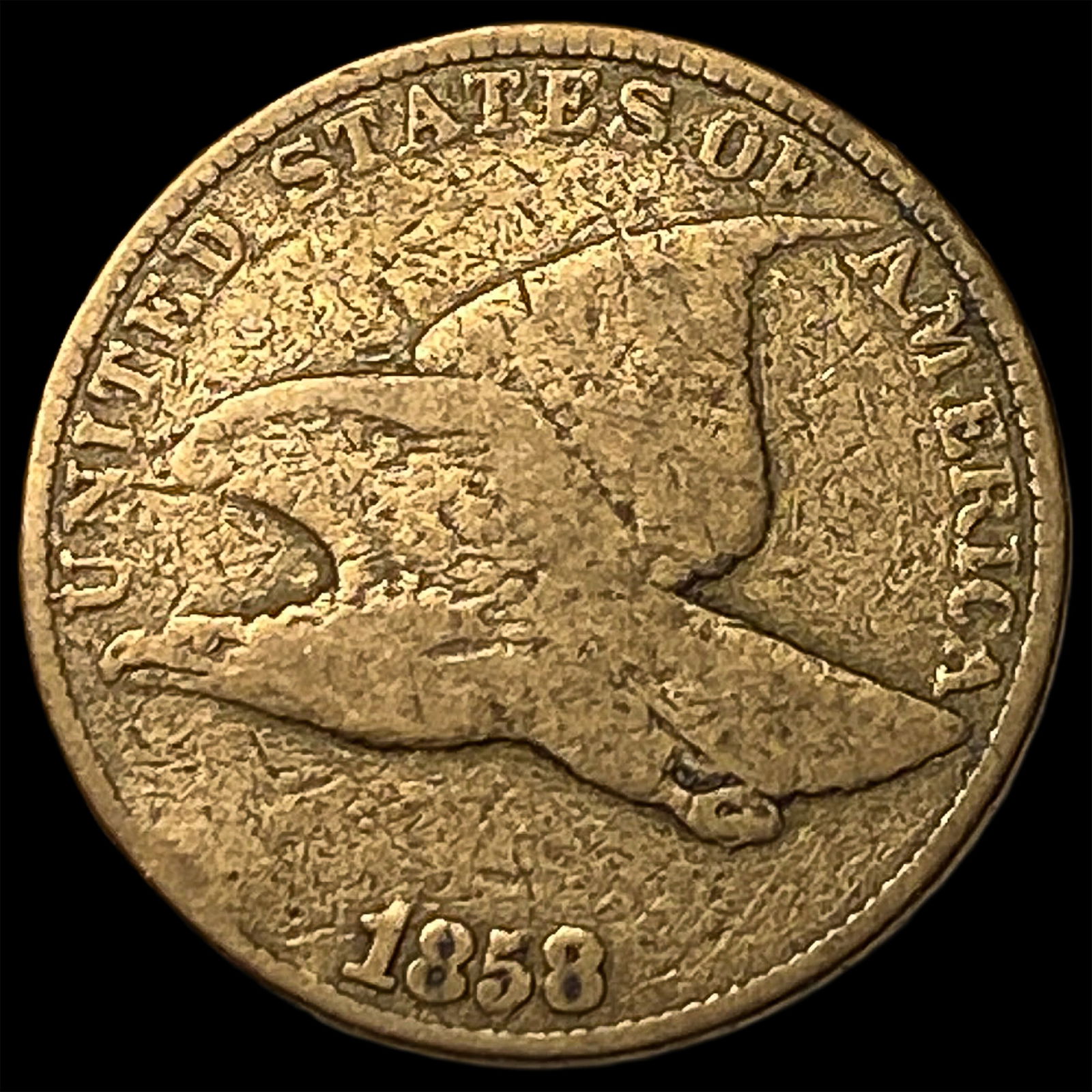1858 Flying Eagle Cent LIGHTLY CIRCULATED (1 of 2)