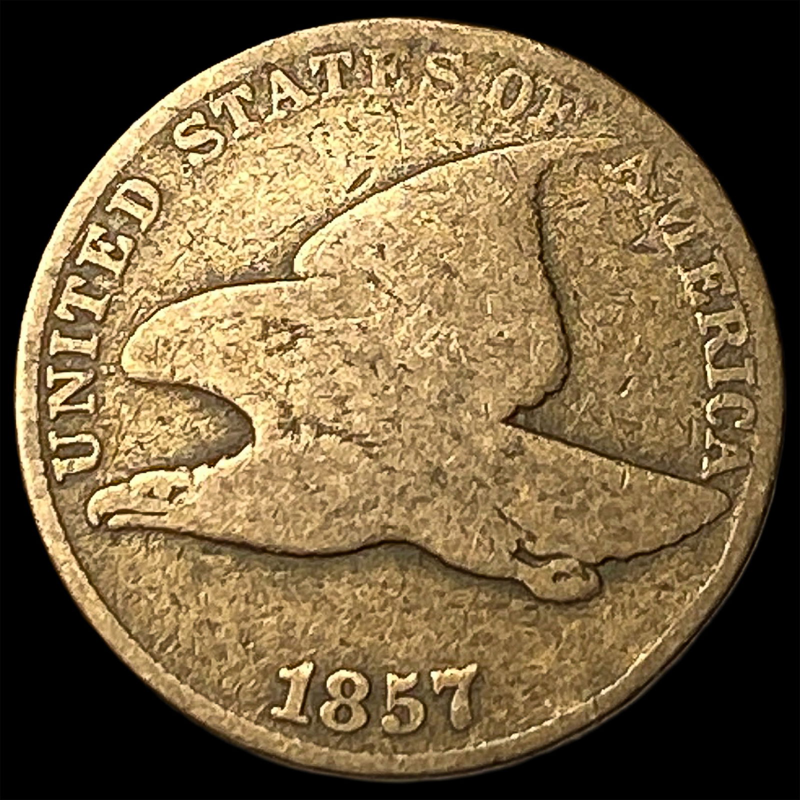 1857 Flying Eagle Cent LIGHTLY CIRCULATED: 1857 Flying Eagle Cent LIGHTLY CIRCULATED