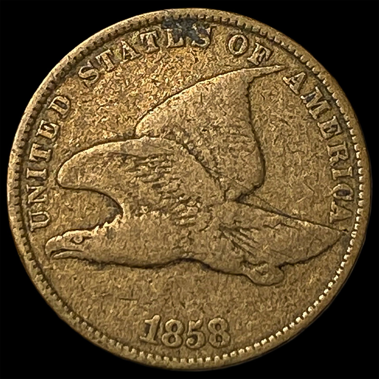 1858 Flying Eagle Cent LIGHTLY CIRCULATED: 1858 Flying Eagle Cent LIGHTLY CIRCULATED
