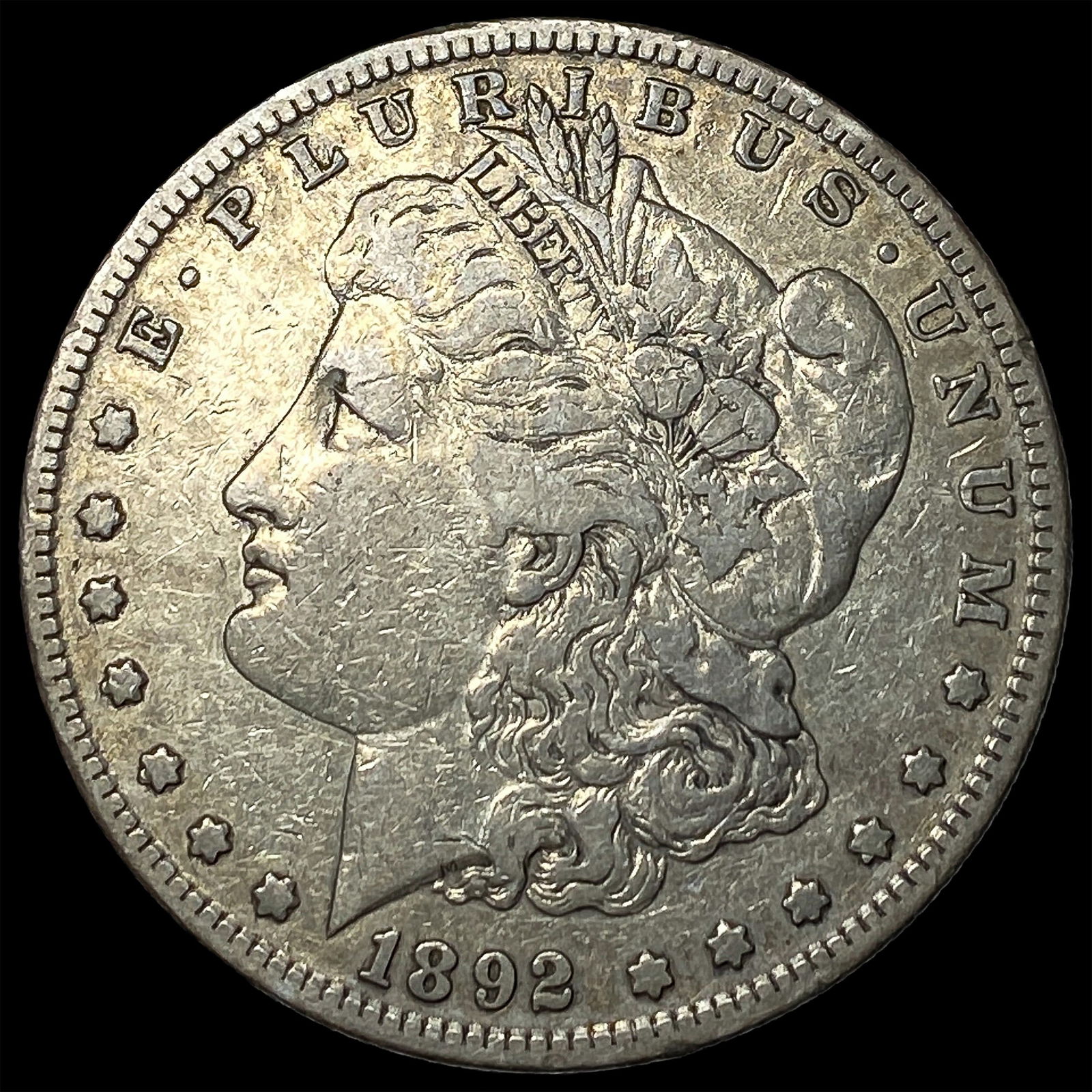 1892-S Silver Morgan Dollar LIGHTLY CIRCULATED: 1892-S Silver Morgan Dollar LIGHTLY CIRCULATED
