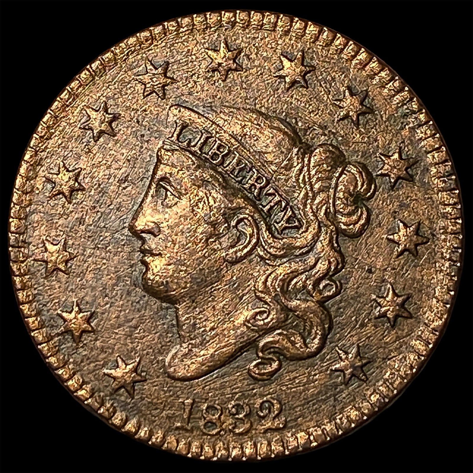 1832 Coronet Head Large Cent HIGH GRADE: 1832 Coronet Head Large Cent HIGH GRADE