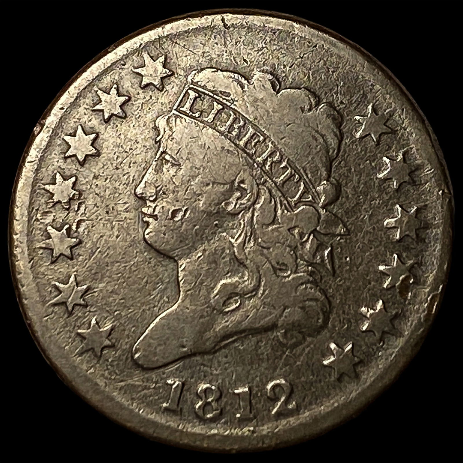 1812 Classic Head Large Cent HIGH GRADE: 1812 Classic Head Large Cent HIGH GRADE