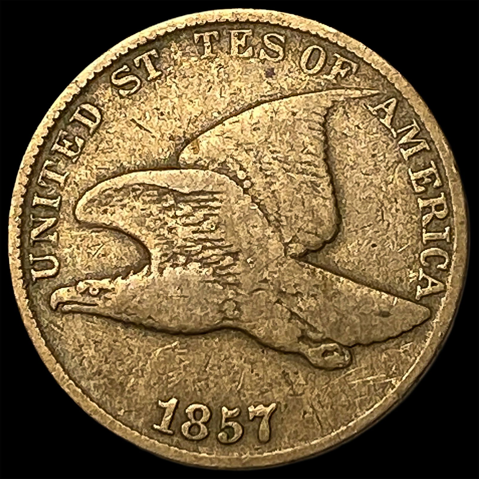 1857 Flying Eagle Cent LIGHTLY CIRCULATED (1 of 2)