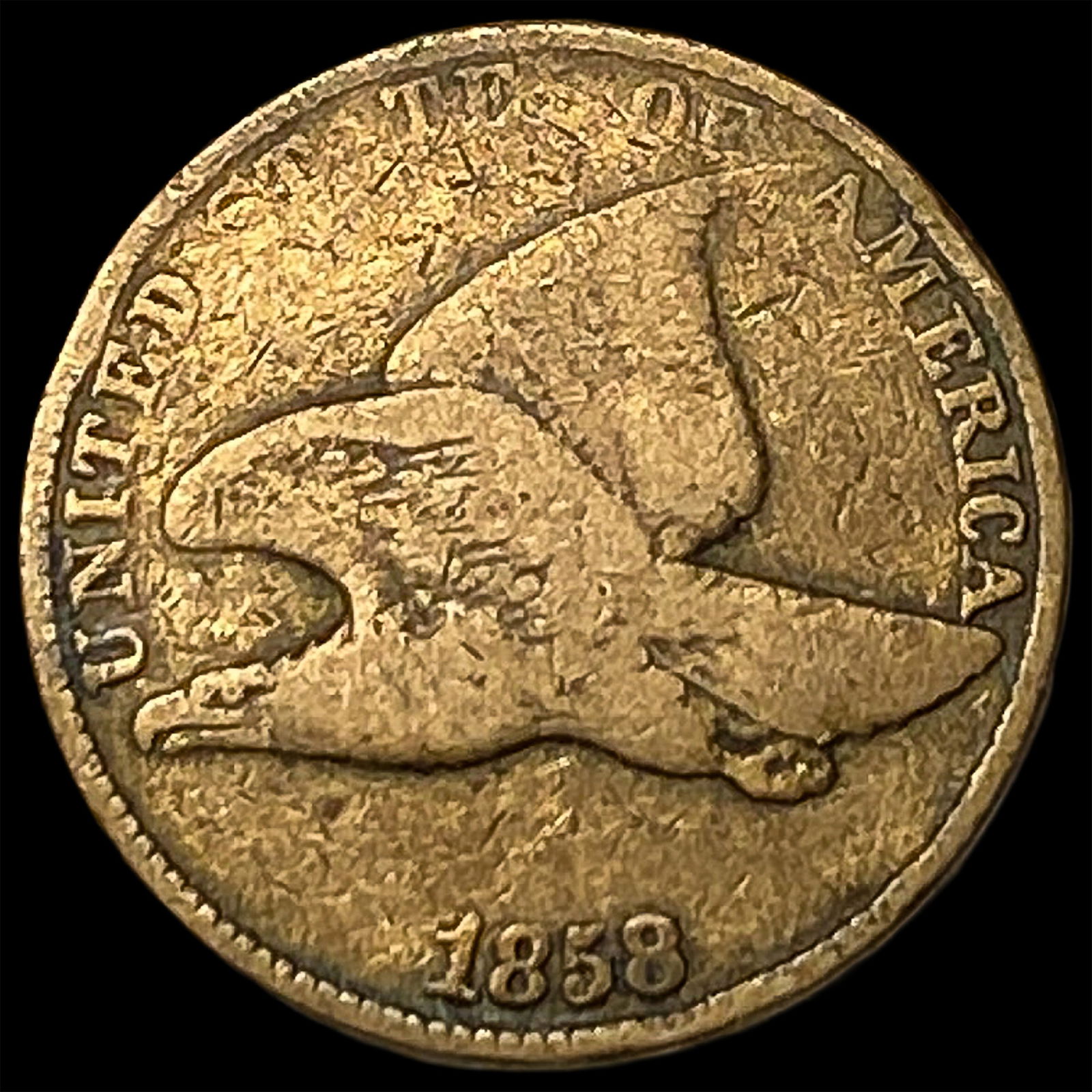 1858 Flying Eagle Cent LIGHTLY CIRCULATED: 1858 Flying Eagle Cent LIGHTLY CIRCULATED