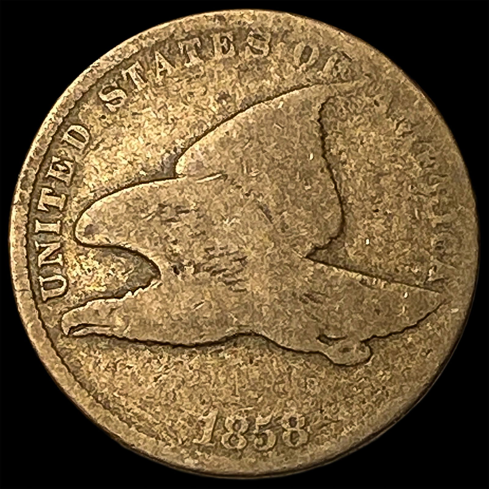 1858 Flying Eagle Cent LIGHTLY CIRCULATED: 1858 Flying Eagle Cent LIGHTLY CIRCULATED