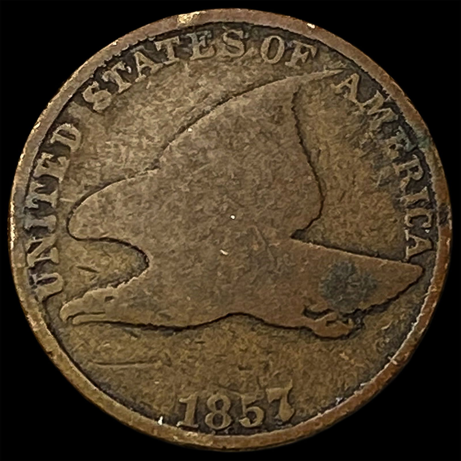 1857 Flying Eagle Cent LIGHTLY CIRCULATED: 1857 Flying Eagle Cent LIGHTLY CIRCULATED
