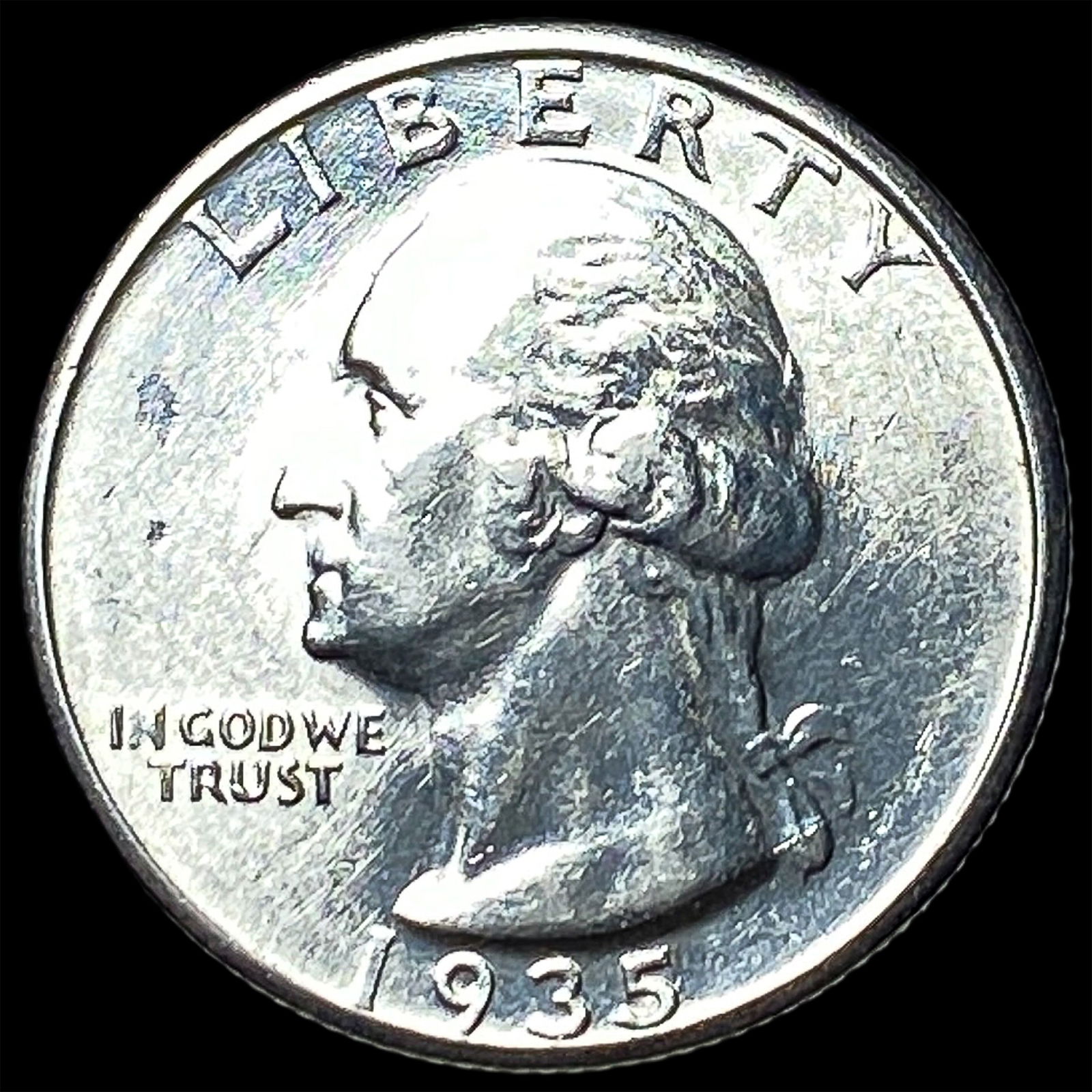 1935 Silver Washington Quarter UNCIRCULATED (1 of 2)